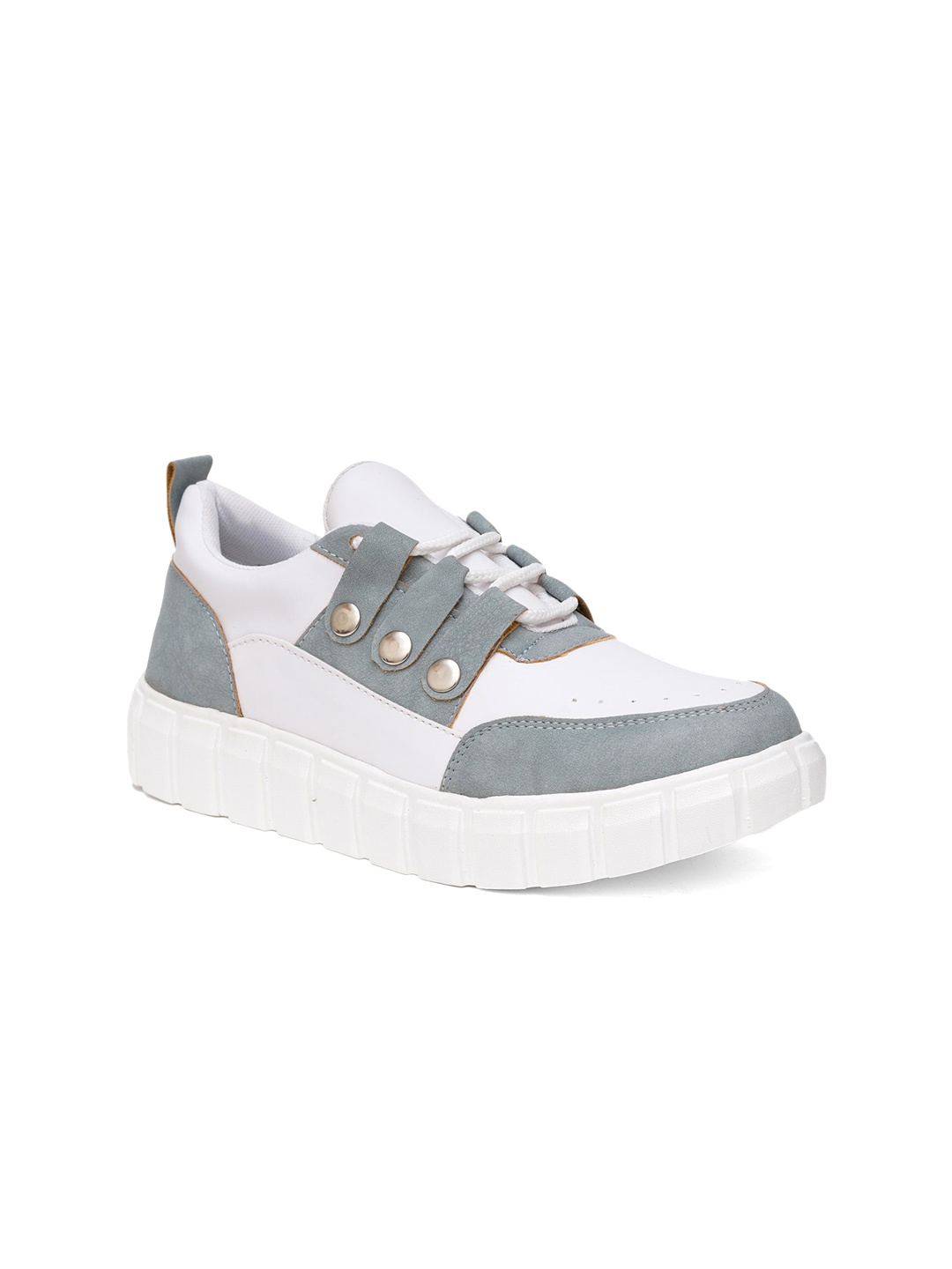 

HASTEN Women Colourblocked Basics Sneakers, White