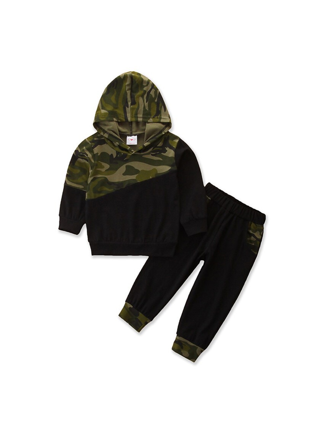 

StyleCast Boys Green Printed Sweatshirt With Joggers