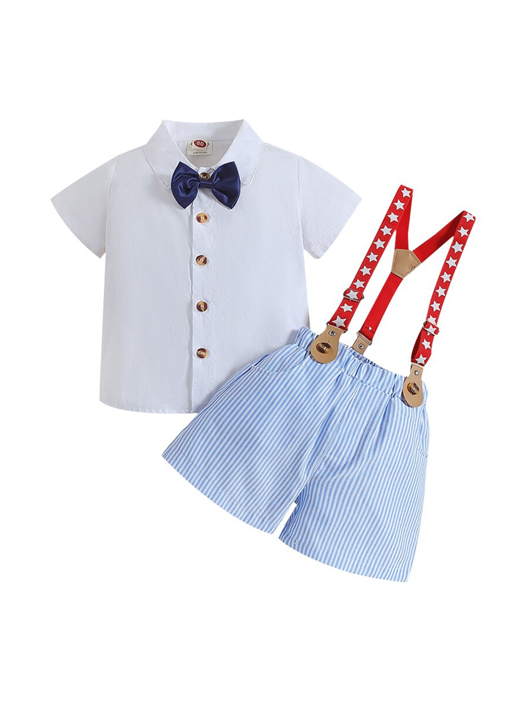 

StyleCast Boys Blue Shirt Collar Clothing Set