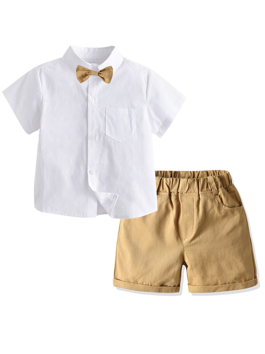 

StyleCast Boys White Shirt with Shorts