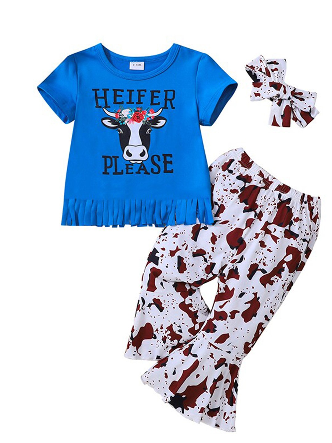 

StyleCast Boys Blue Printed T-shirt with Trousers
