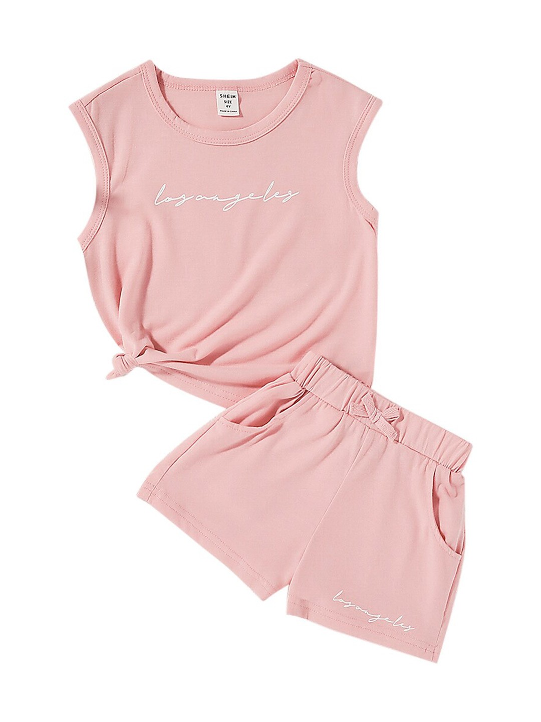 

StyleCast Girls Pink Top With Shorts