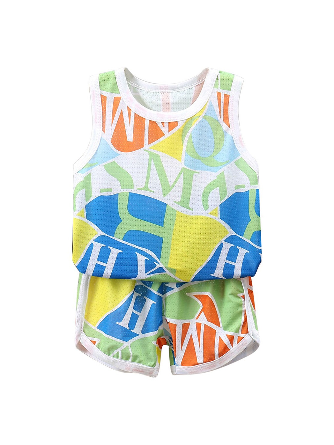 

StyleCast Boys Blue Abstract Printed Top with Shorts