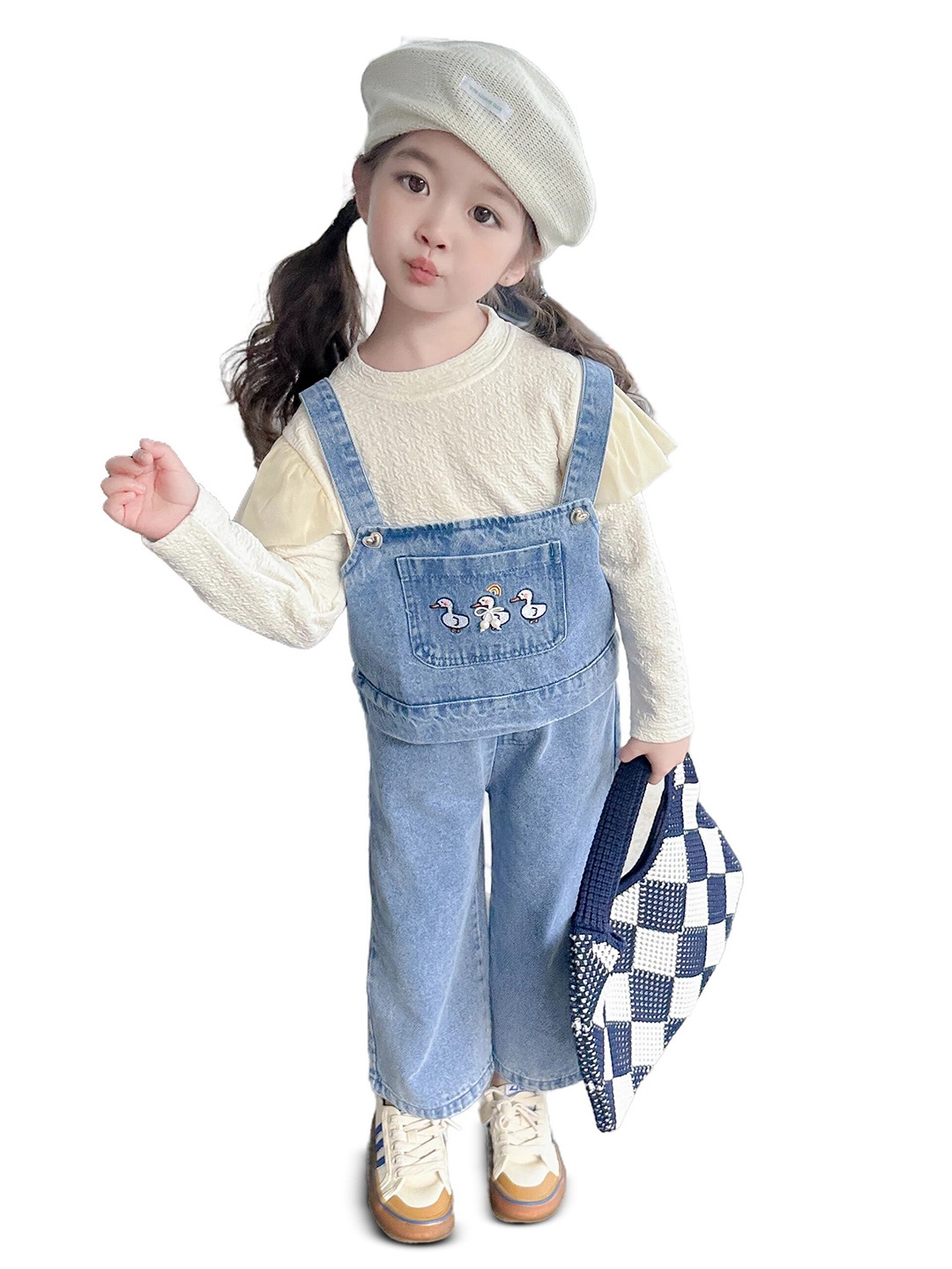 

StyleCast Girls Blue Pure Cotton Top With Trousers