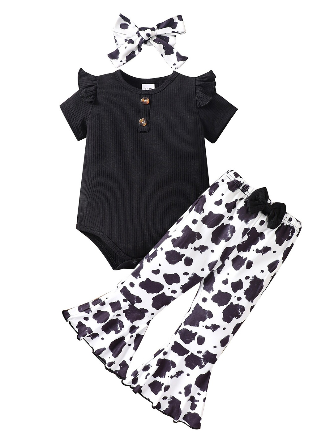 

StyleCast Girls Black Bodysuit with Pyjamas