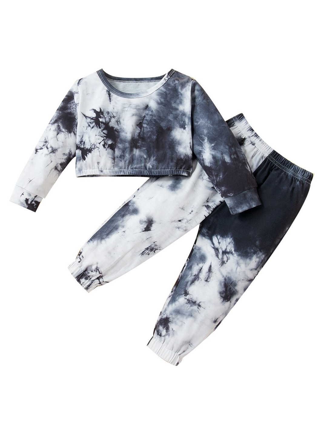 

StyleCast Infants Boys White & Grey Dyed Top With Trousers