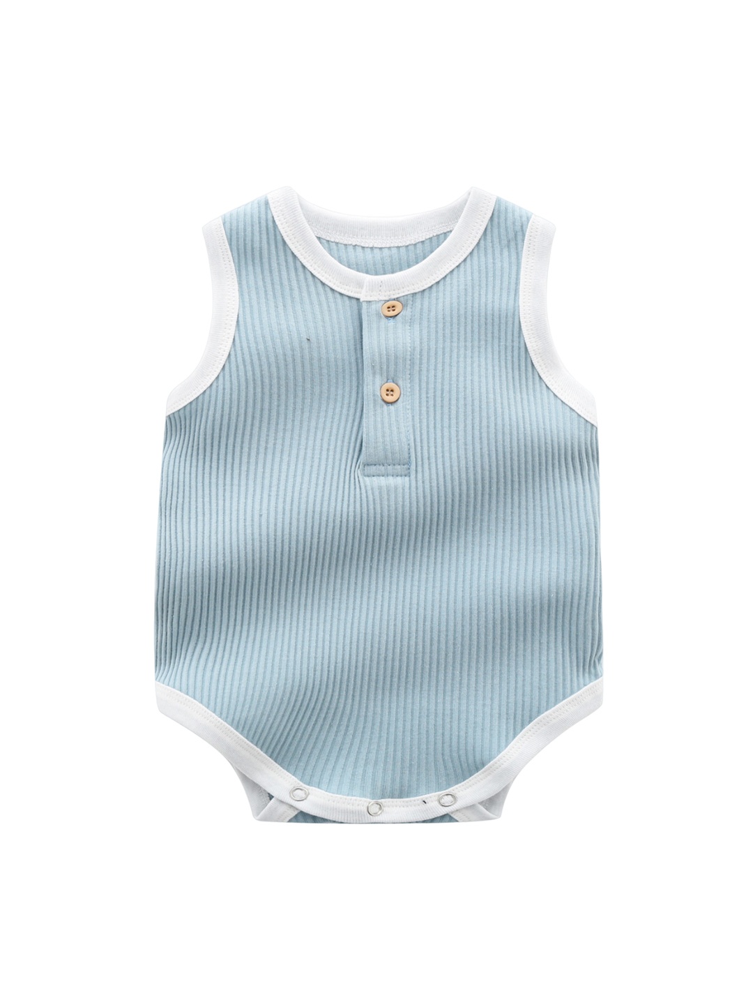 

StyleCast Blue Infant Boys Self-Design Cotton Bodysuit