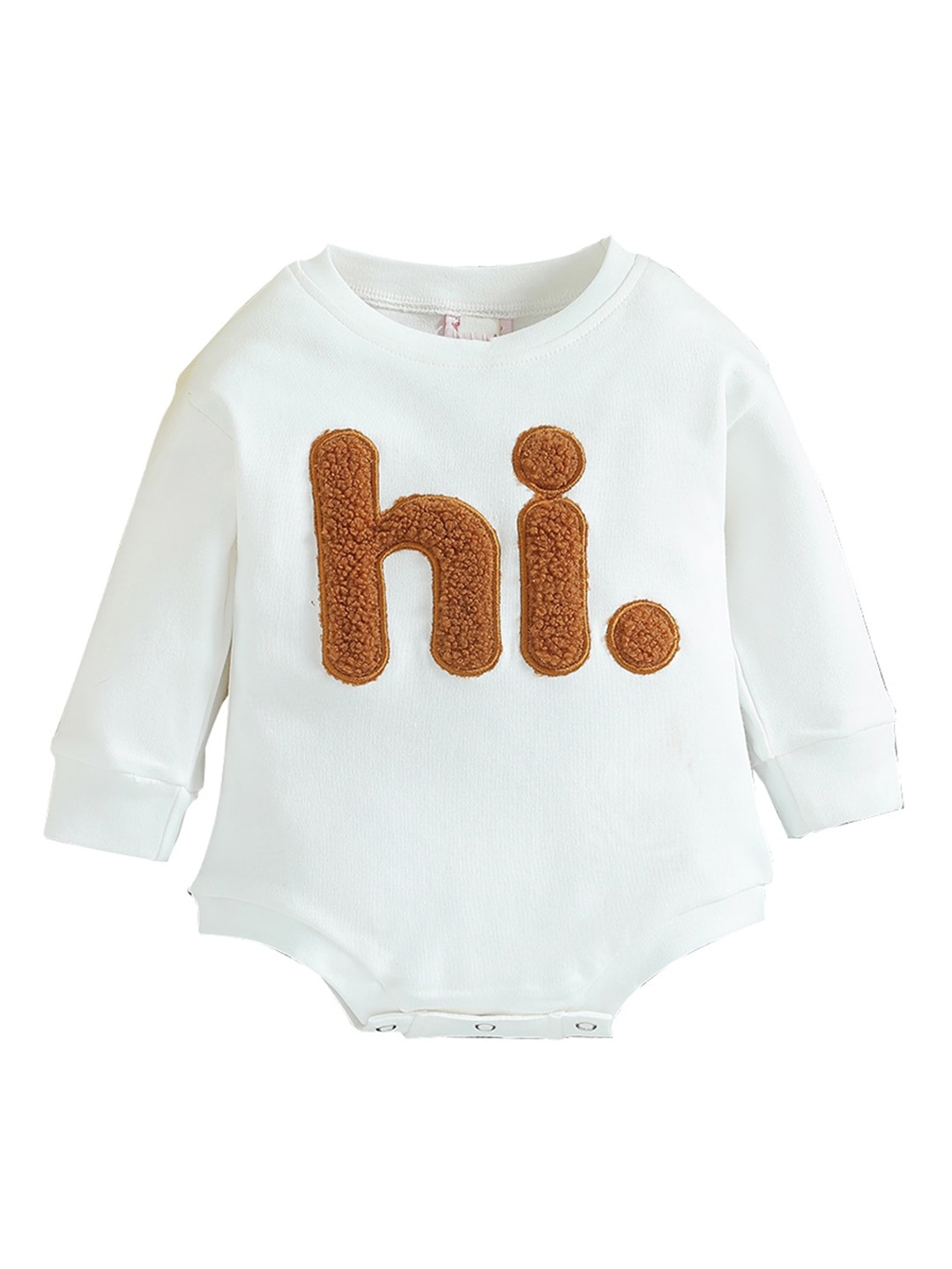 

StyleCast White Infant Boys Self-Design Cotton Bodysuit