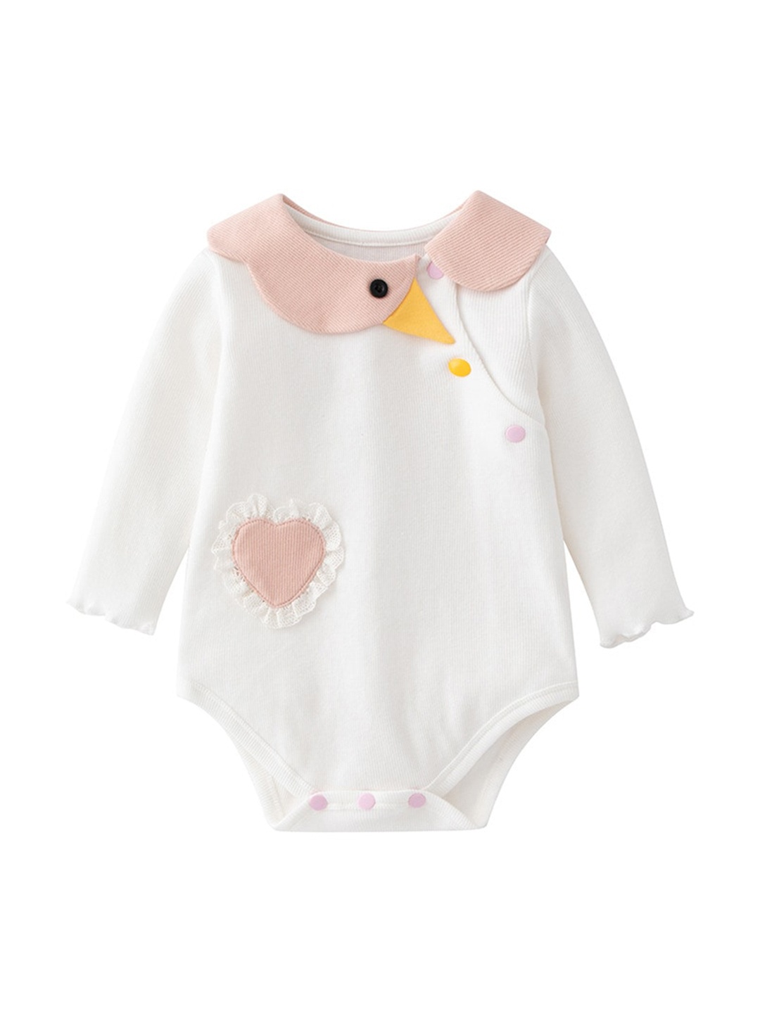 

StyleCast White Girls Cotton Bodysuit