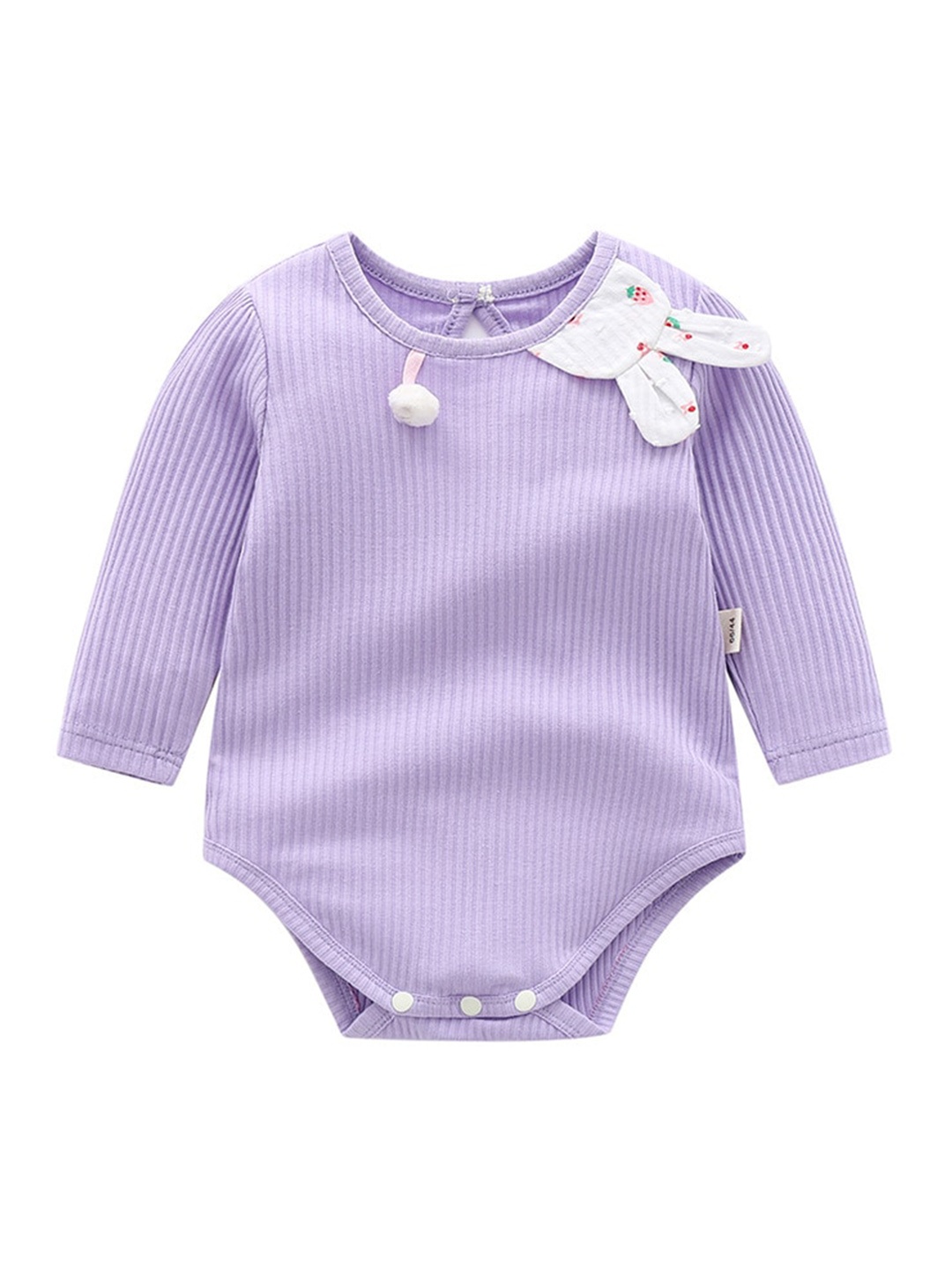 

StyleCast Infants Purple Self Design Cotton Bodysuit