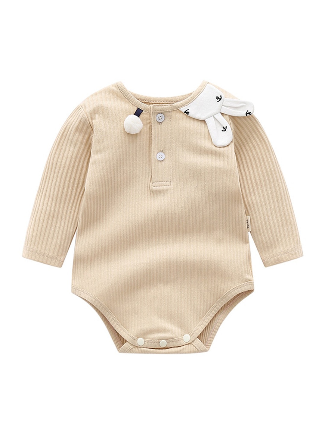 

StyleCast Infant Girls Round Neck Cotton Bodysuit, Cream