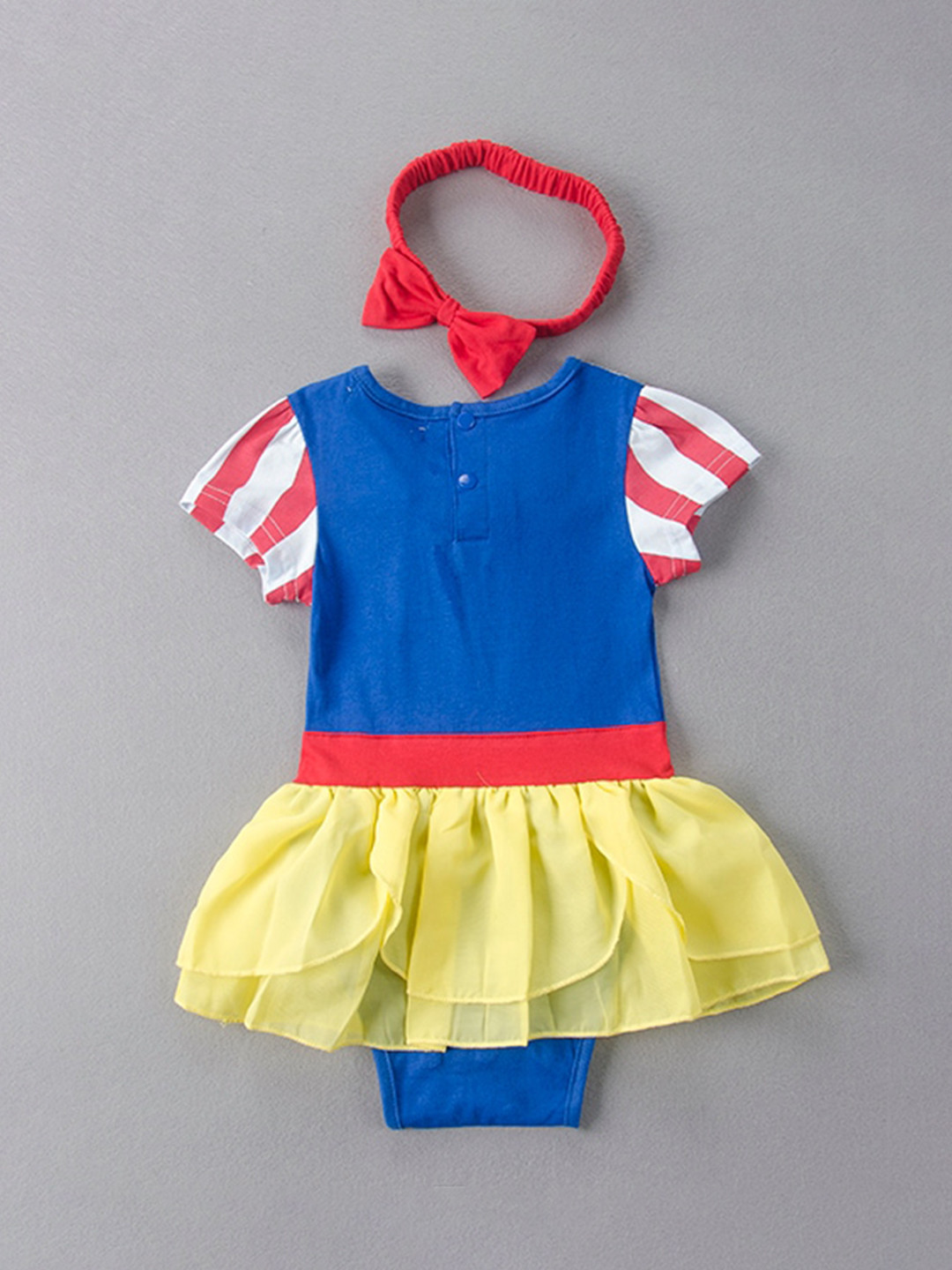 

StyleCast Infants Girls Blue Colourblocked Cotton Bodysuit