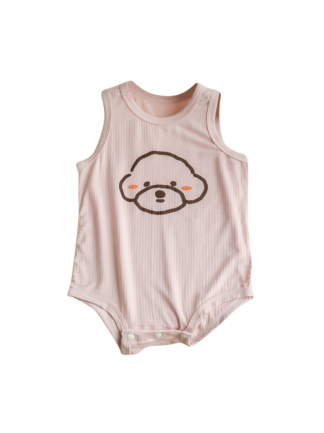 

StyleCast Pink Infant Girls Printed Cotton Bodysuit