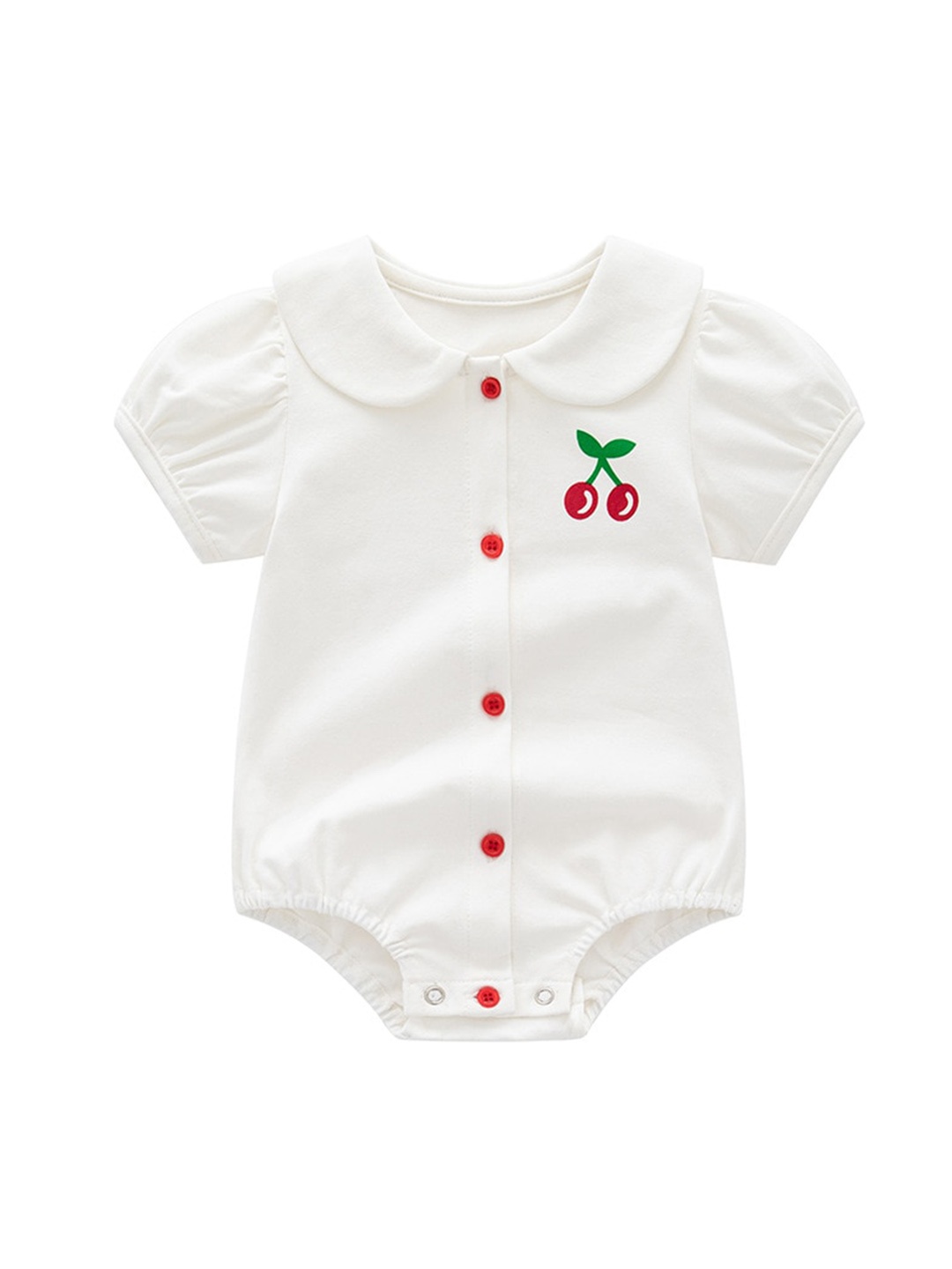 

StyleCast Infants Girls White Peter Pan Collar Cotton Bodysuit