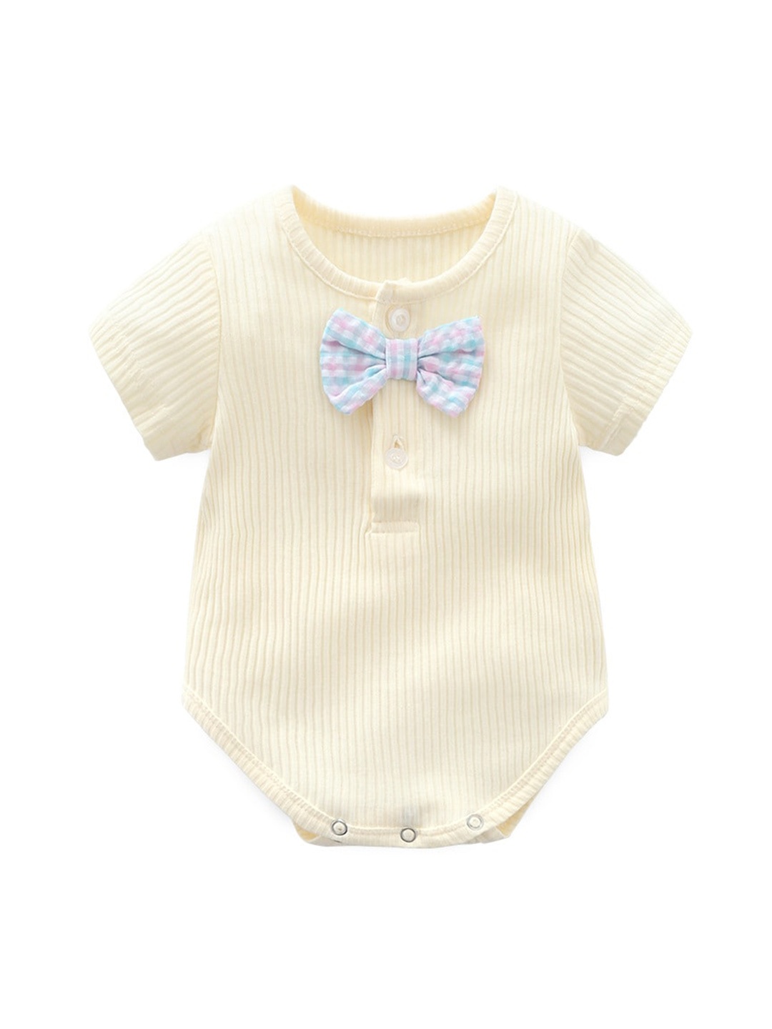 

StyleCast Infant Boys Yellow Ribbed Cotton Bodysuit