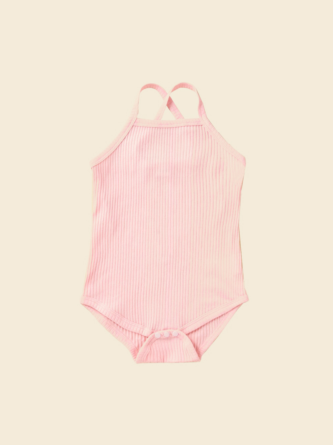 

StyleCast Infants Girls Pink Cotton Rompers