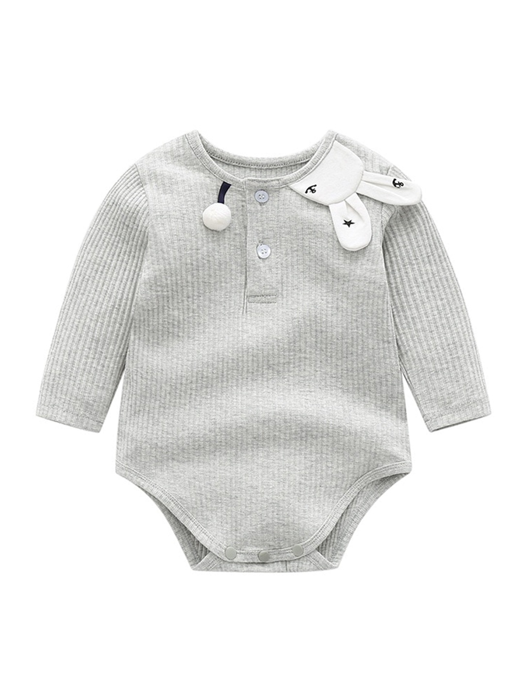 

StyleCast Grey Girls Cotton Bodysuit