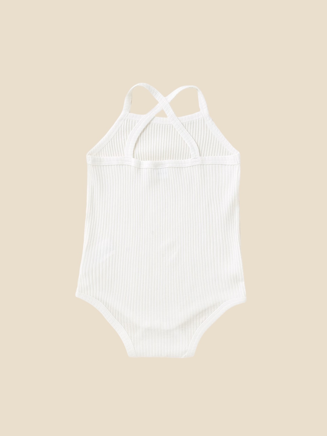 

StyleCast Infants Kids White Shoulder Straps Rompers
