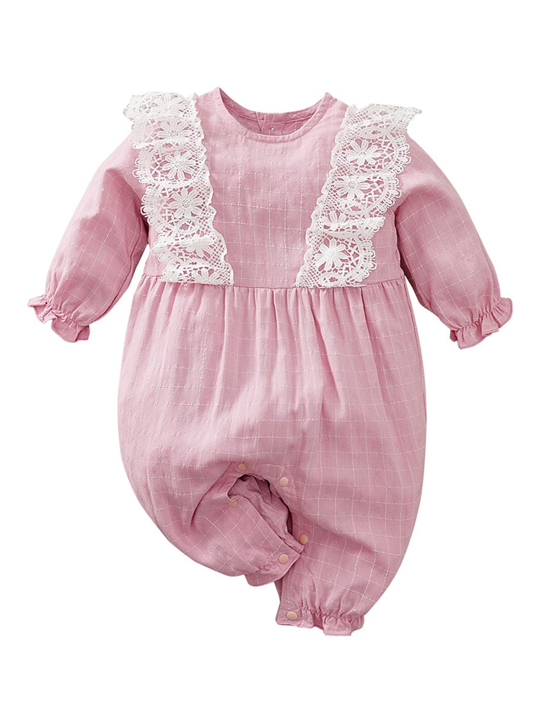 

StyleCast Infant Girls Pink Pure Cotton Romper