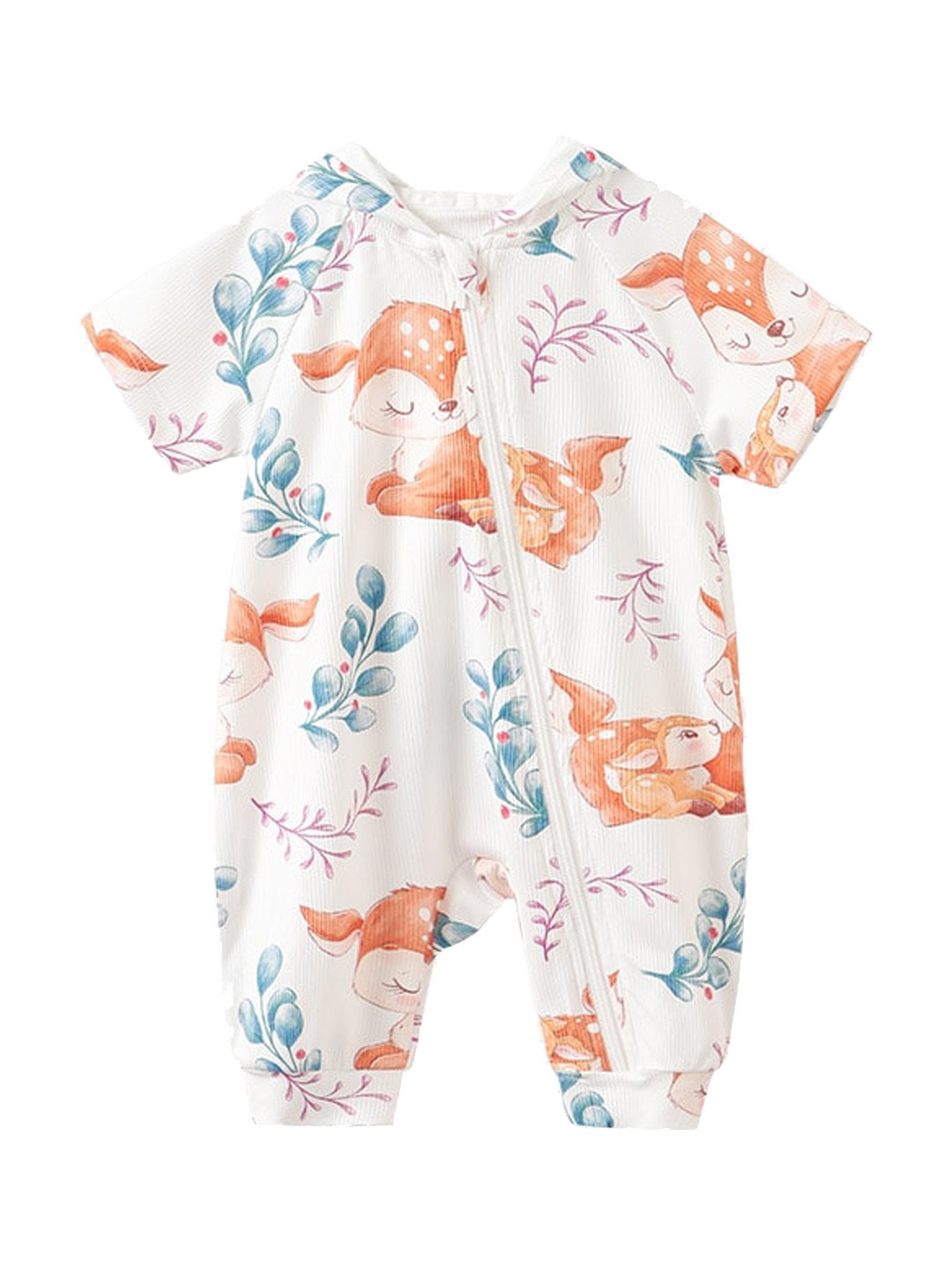 

StyleCast Infant Boys White Printed Rompers