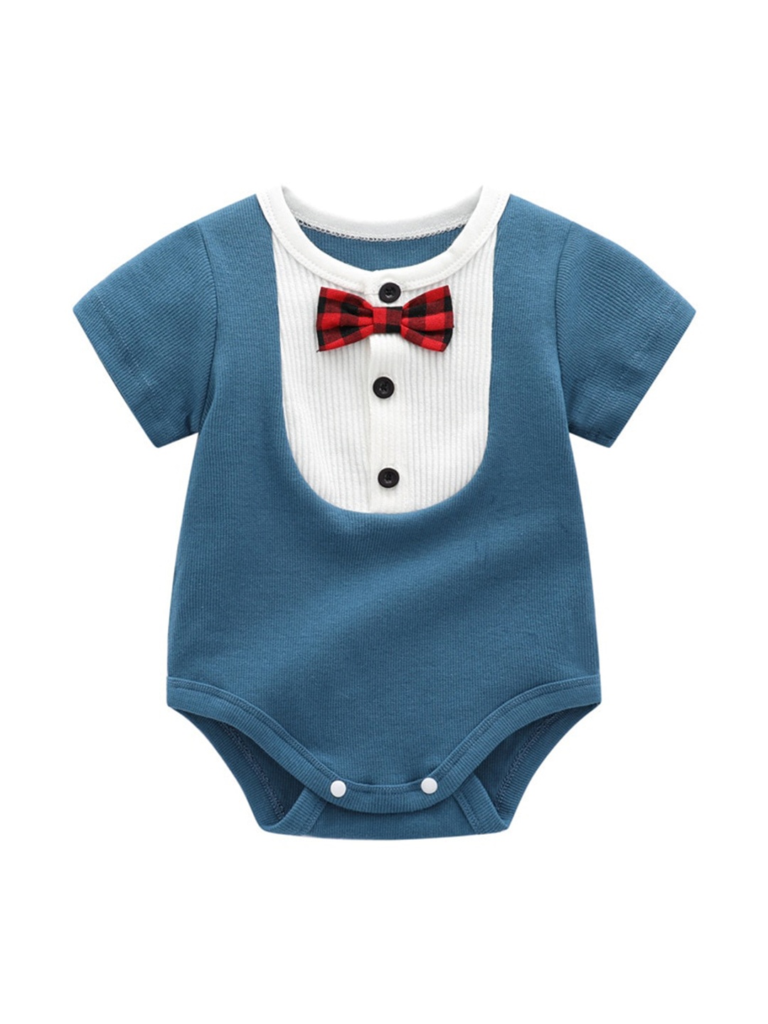 

StyleCast Infant Boys Blue Cotton Bodysuit
