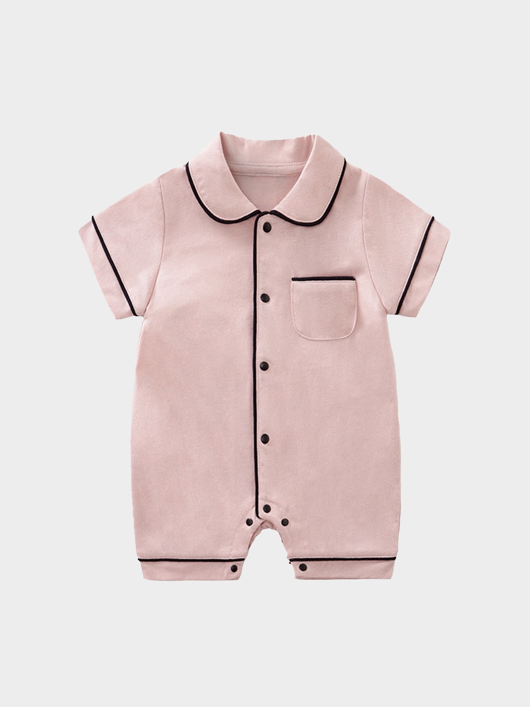 

StyleCast Infant Girls Pink Cotton Rompers