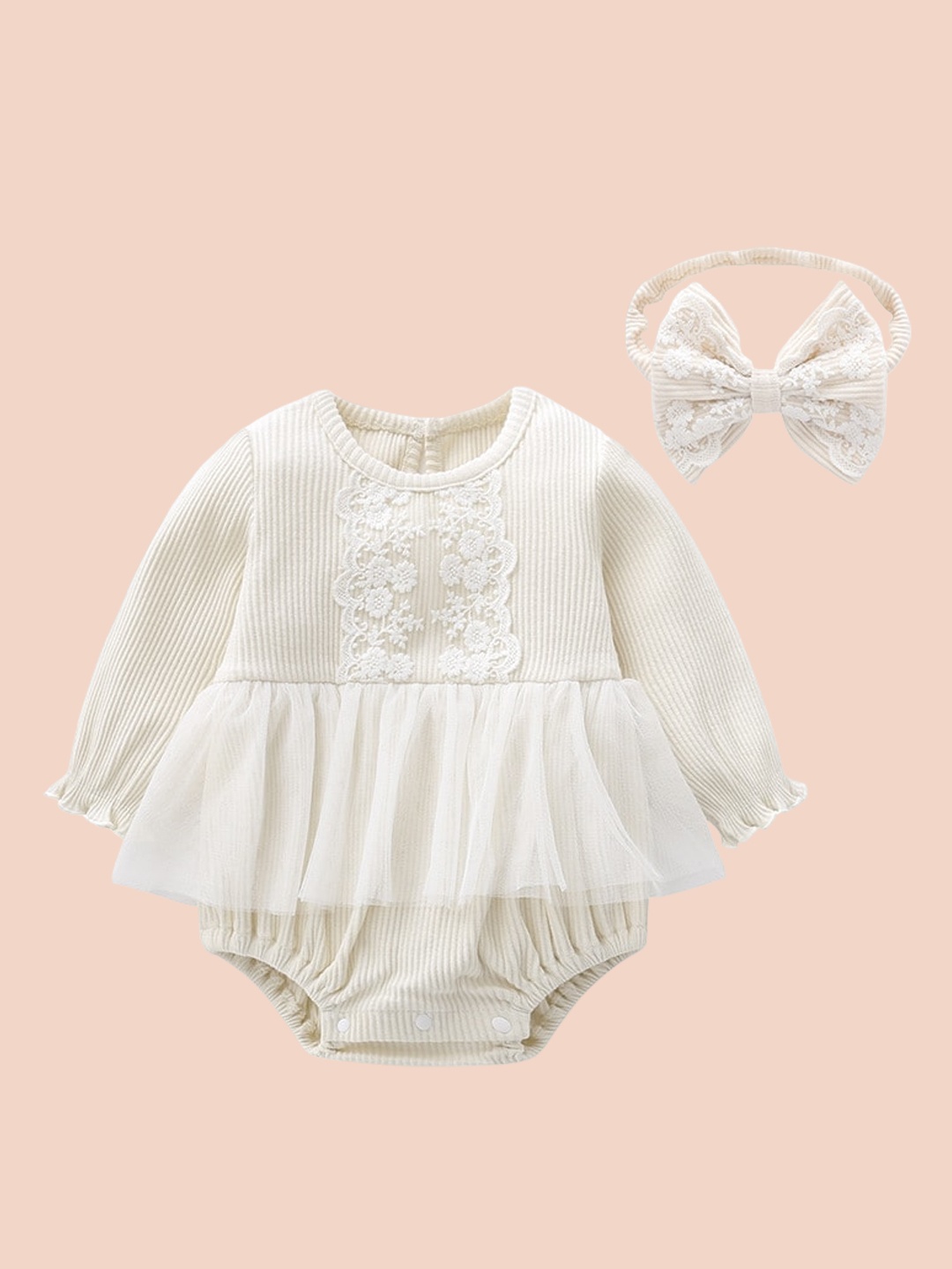 

StyleCast Infants Girls White Cotton Bodysuit