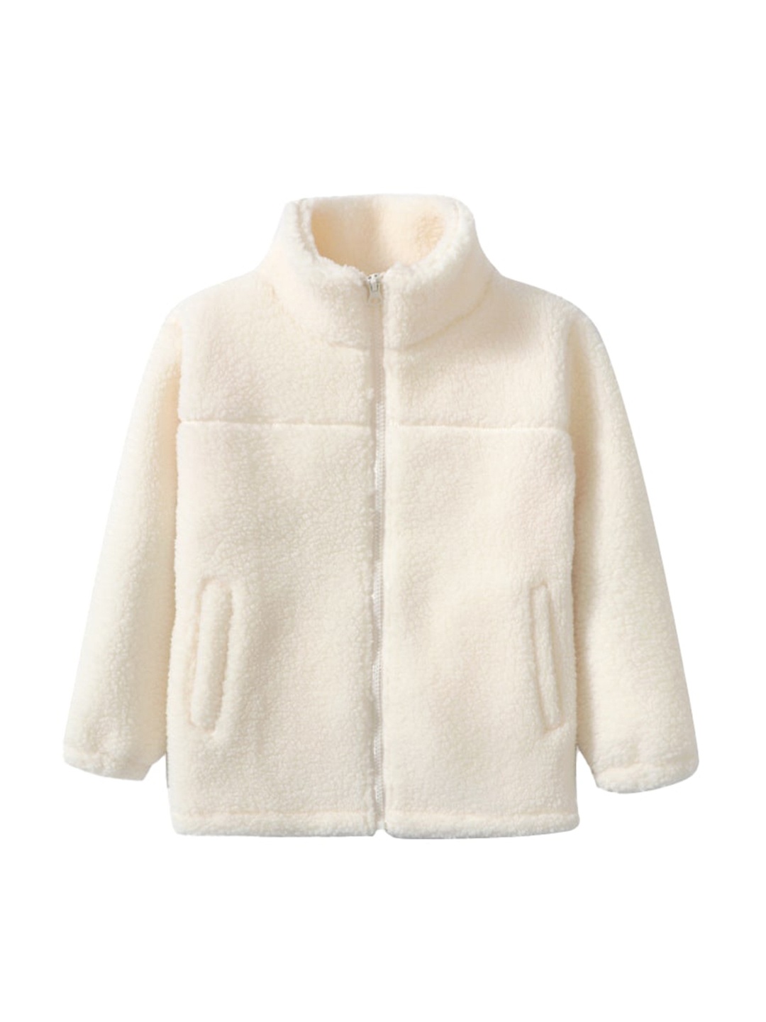 

StyleCast Kids White Mock Collar Overcoat