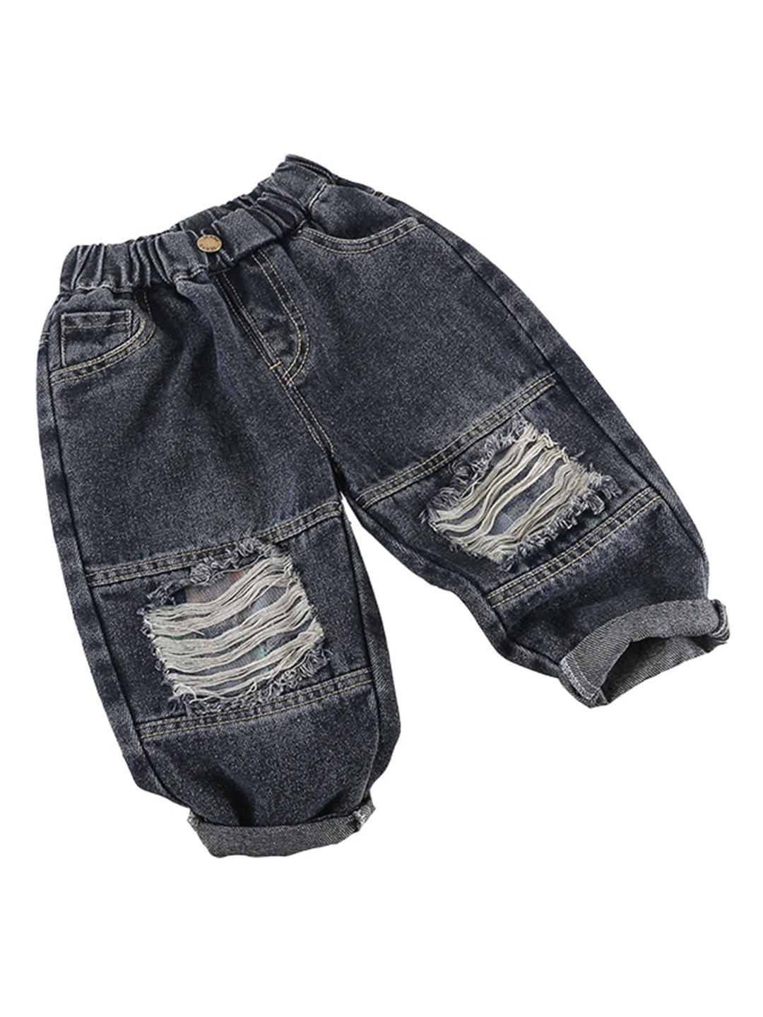 

StyleCast Boys Blue Relaxed Fit Mildly Distressed Jeans