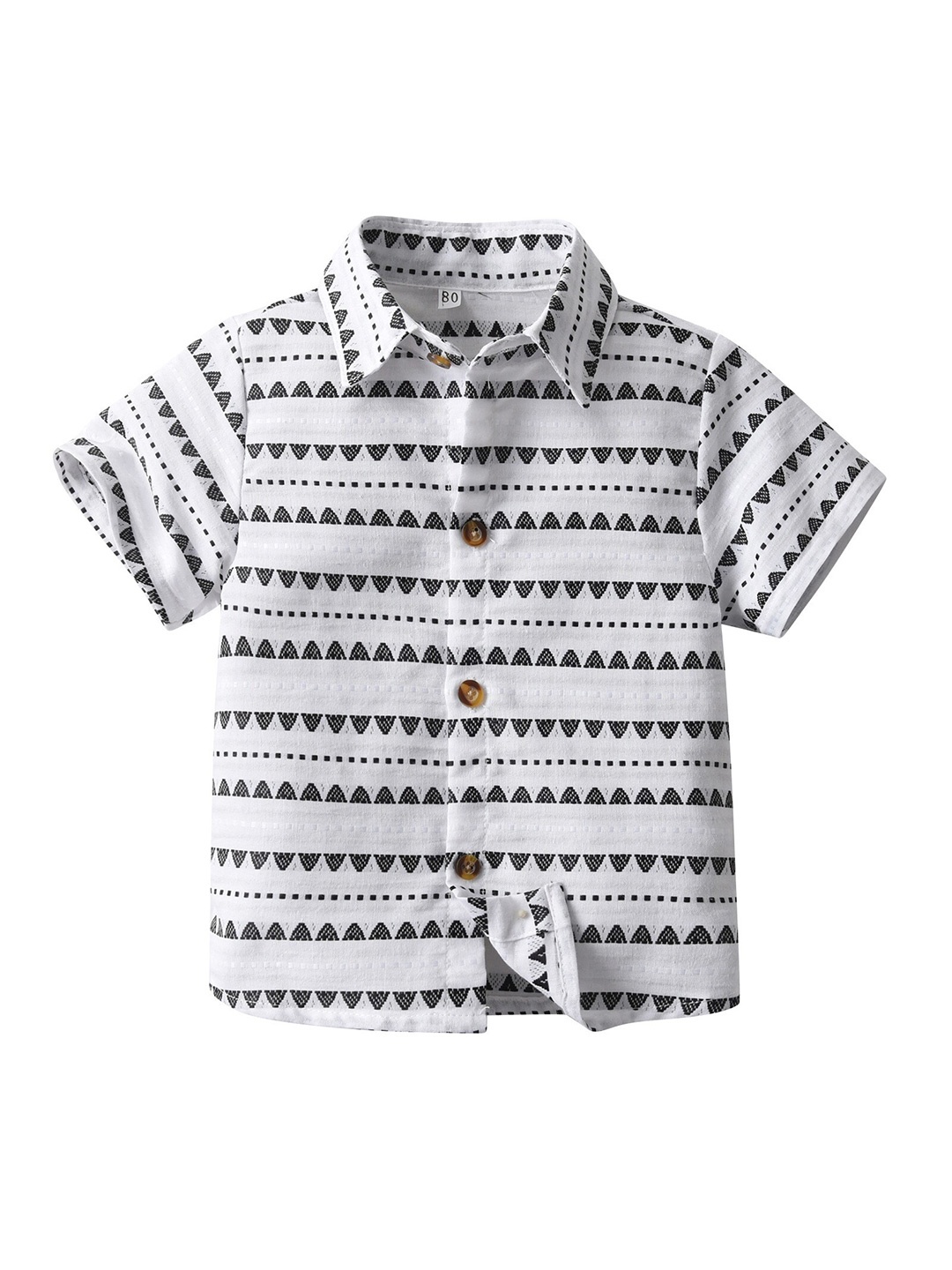 

StyleCast Boys Grey Geometric Printed Casual Shirt