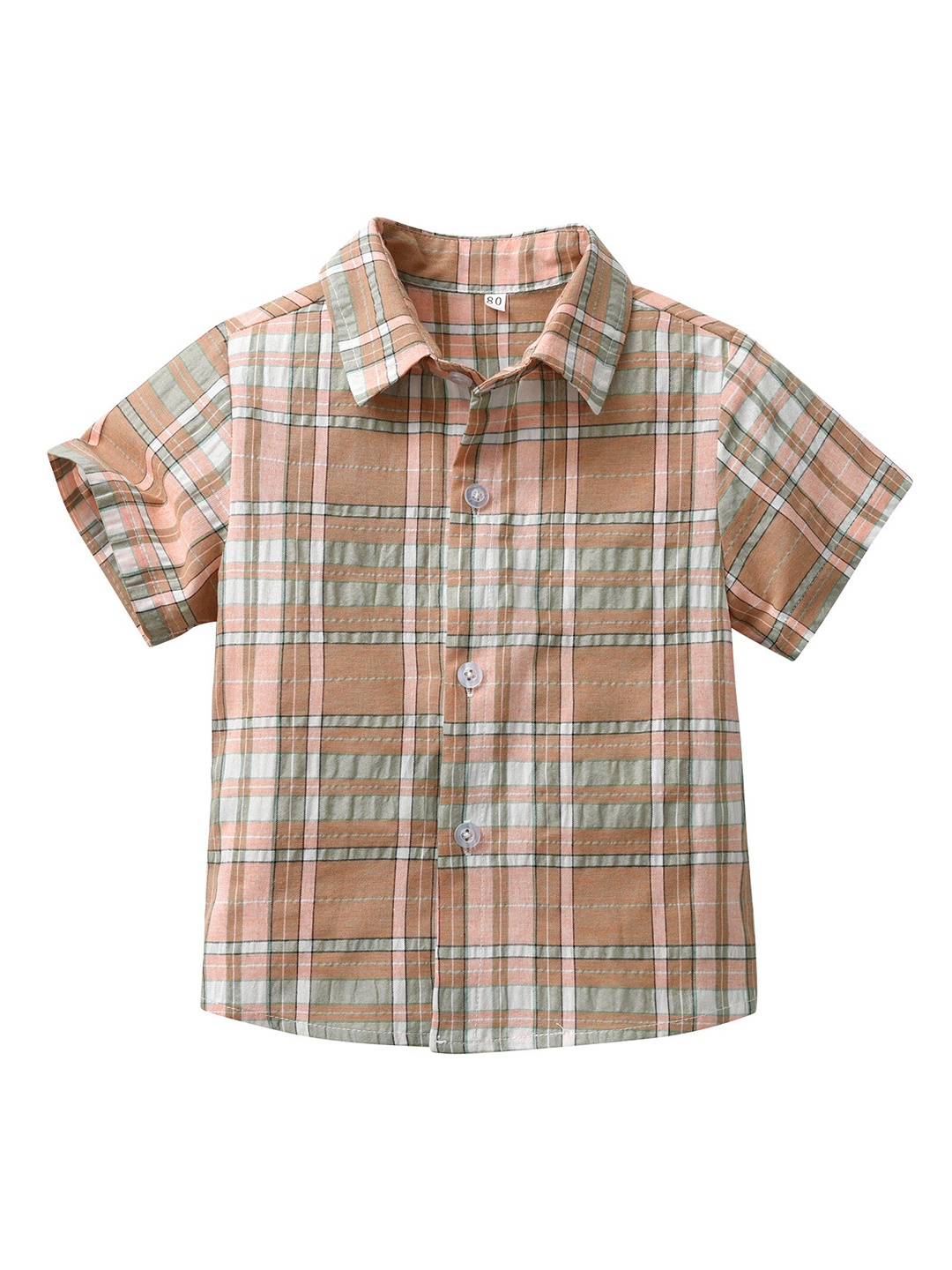 

StyleCast Boys Brown Tartan Checked Casual Shirt