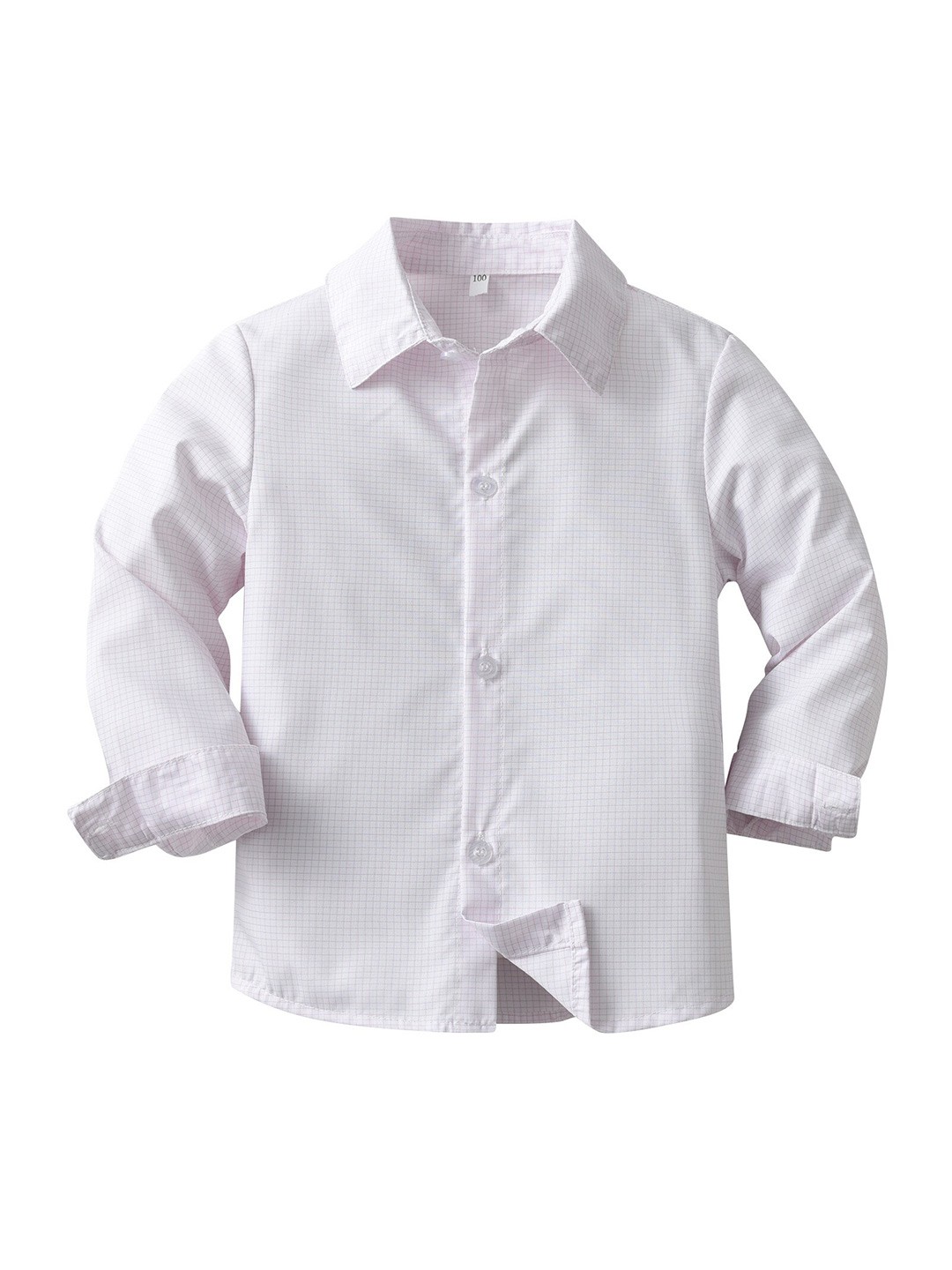

StyleCast Infant Boys White Micro Checked Casual Shirt