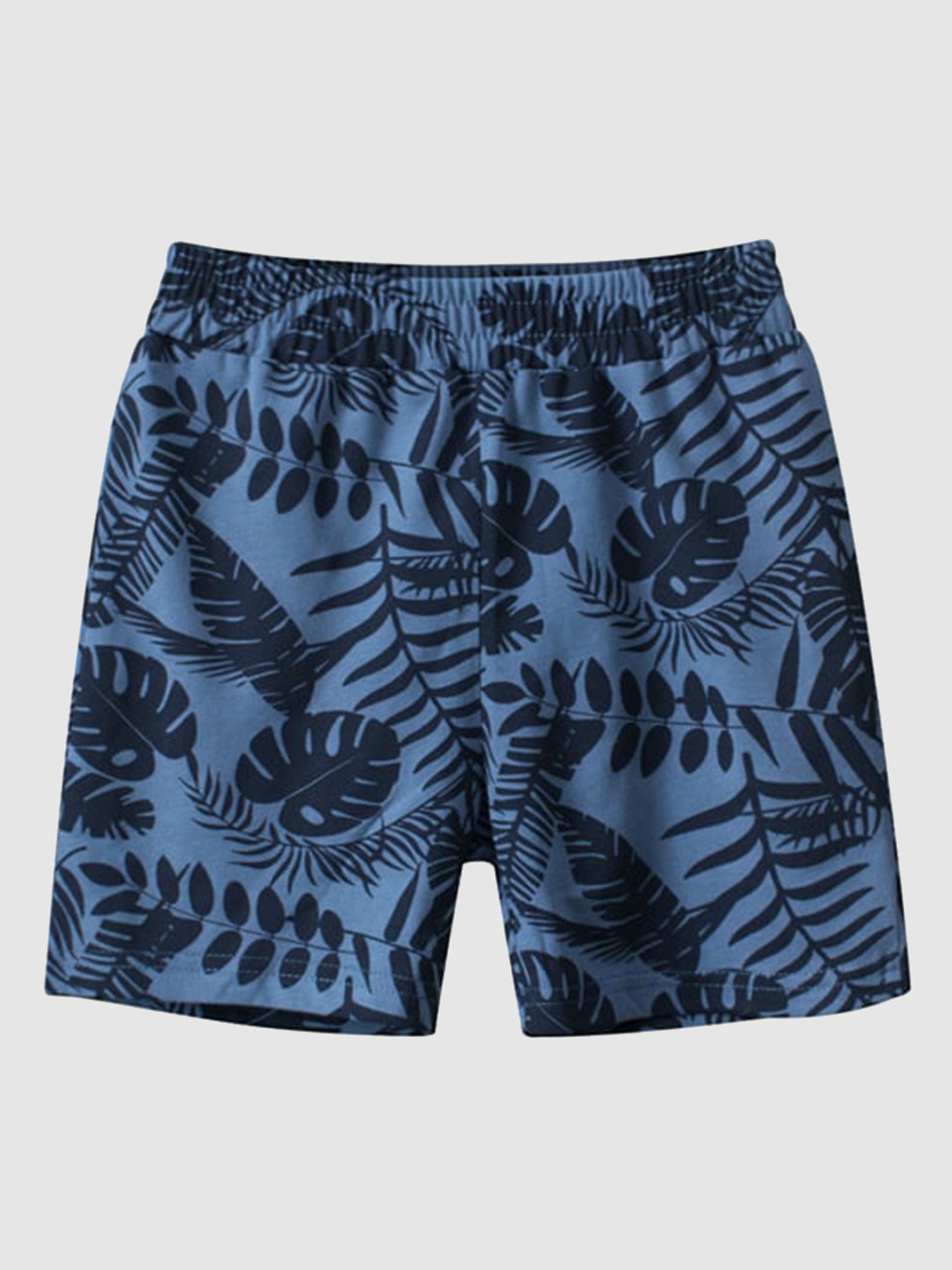 

StyleCast Boys Blue Mid-Rise Floral Printed Rapid-Dry Cotton Shorts