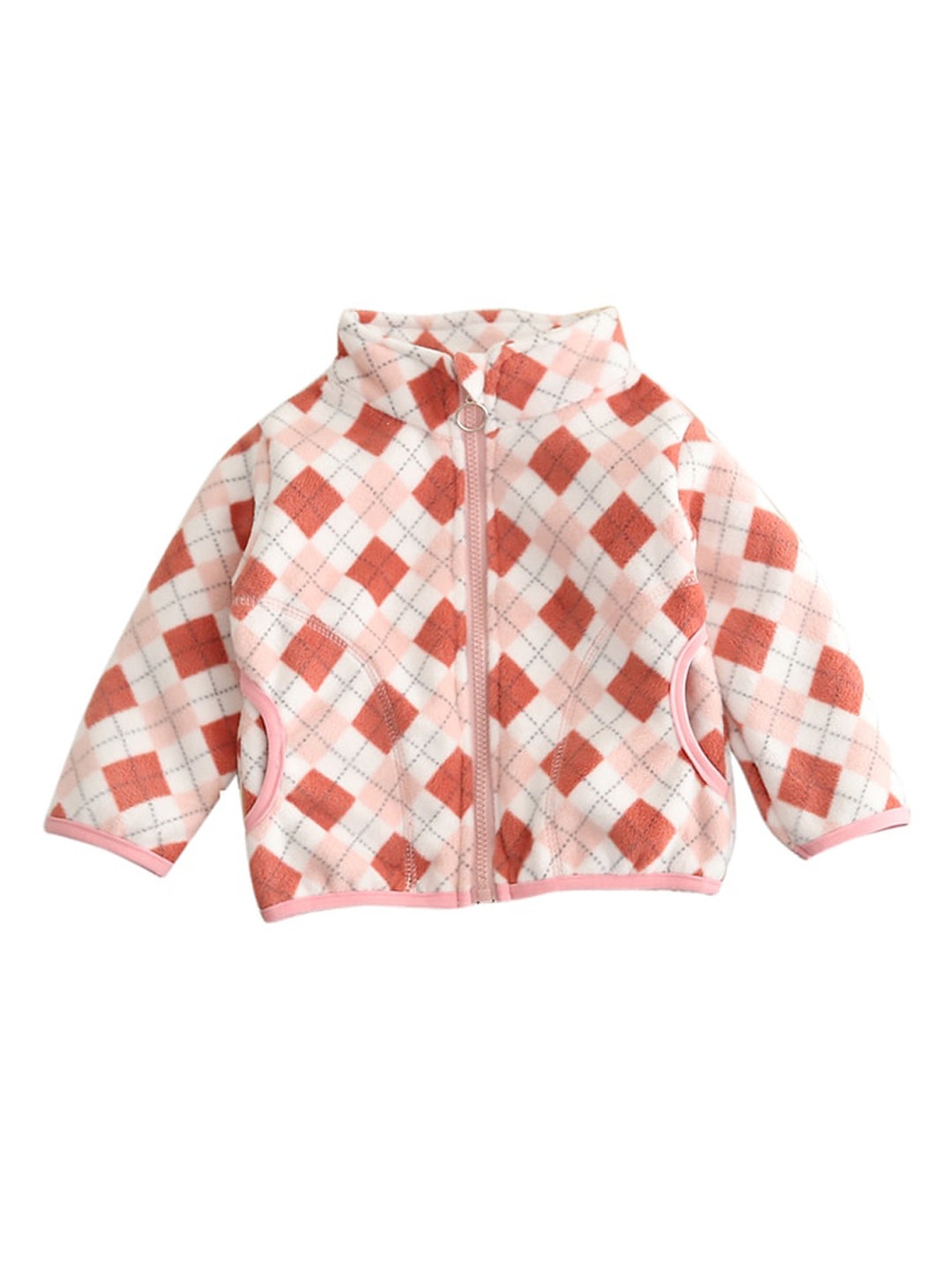 

StyleCast Girls Orange Printed Insulator Tailored Jacket