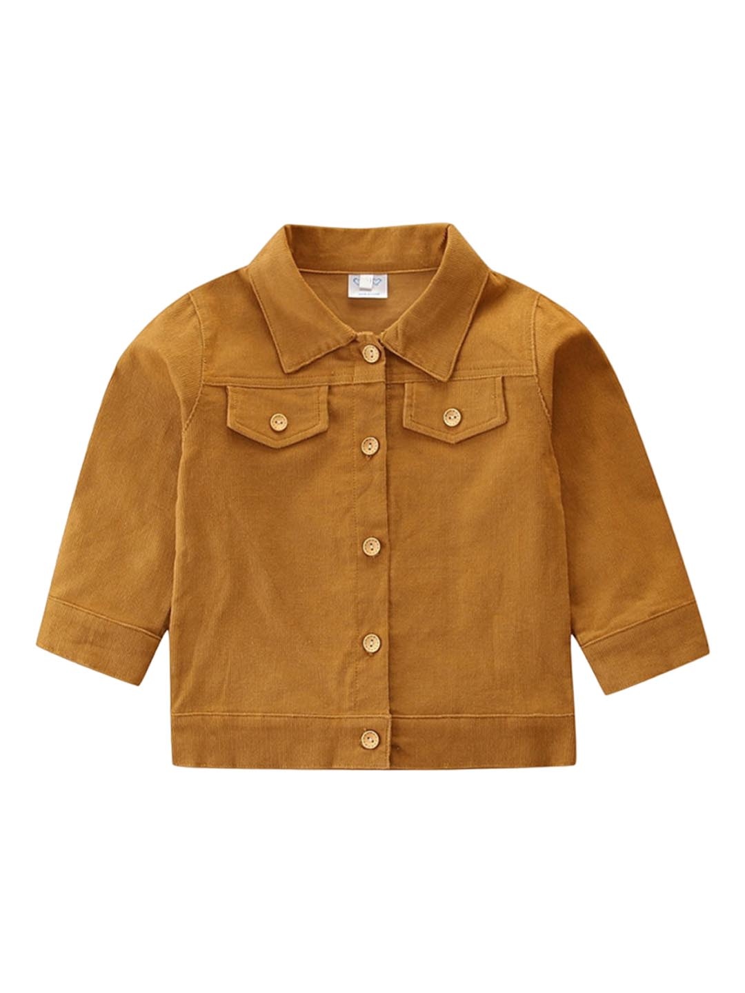 

StyleCast Girls Mustard Yellow Spread Collar Tailored Jacket