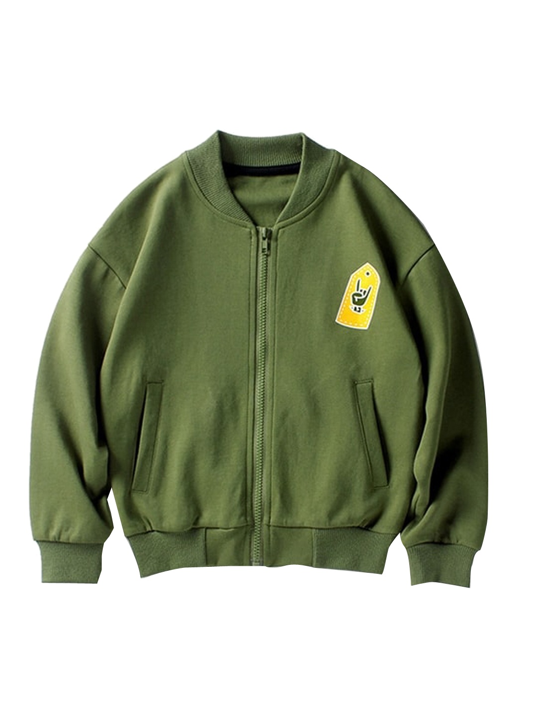 

StyleCast Boys Green Cotton Bomber Jacket