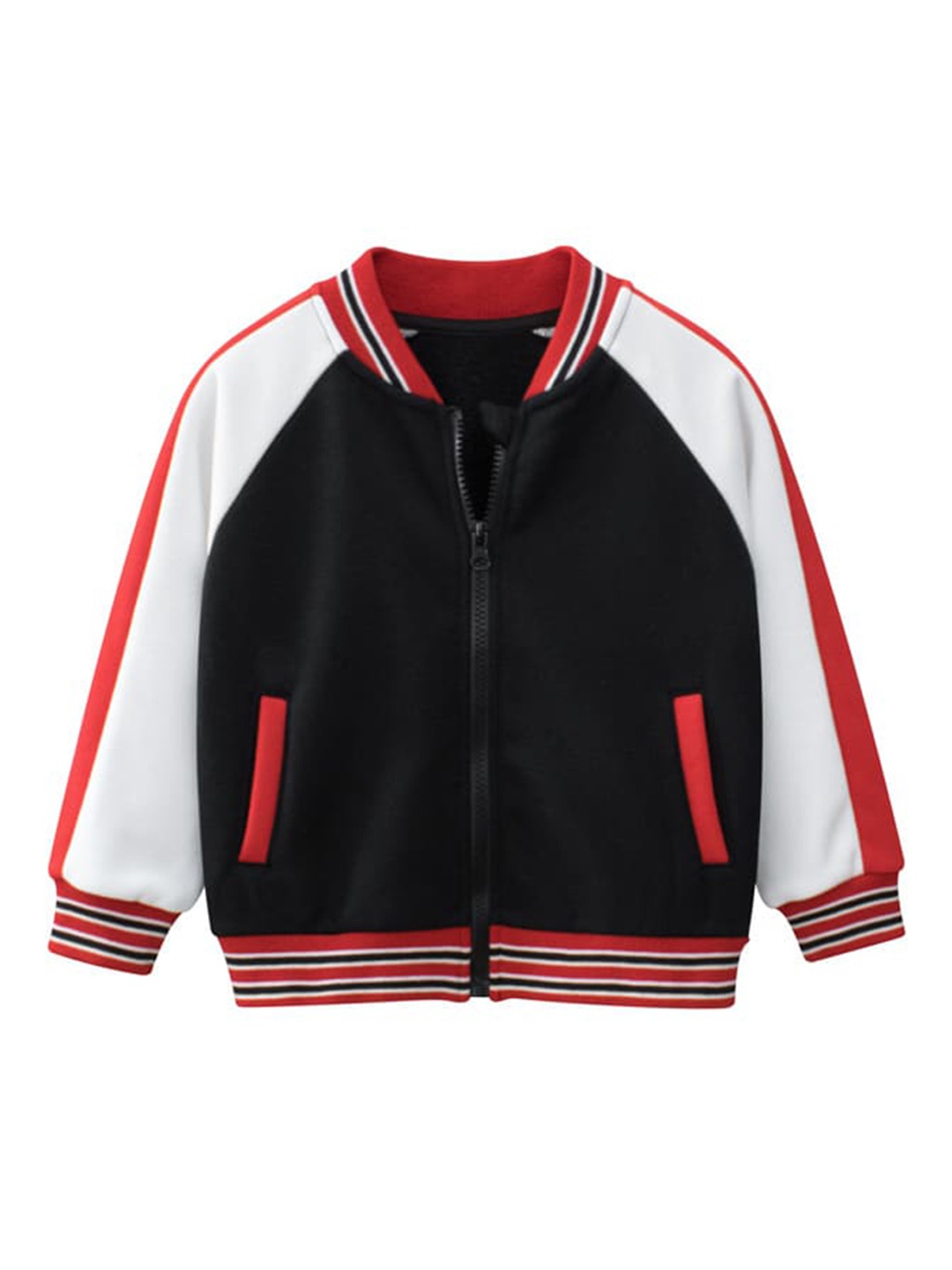 

StyleCast Boys Black Colourblocked Insulator Cotton Biker Jacket