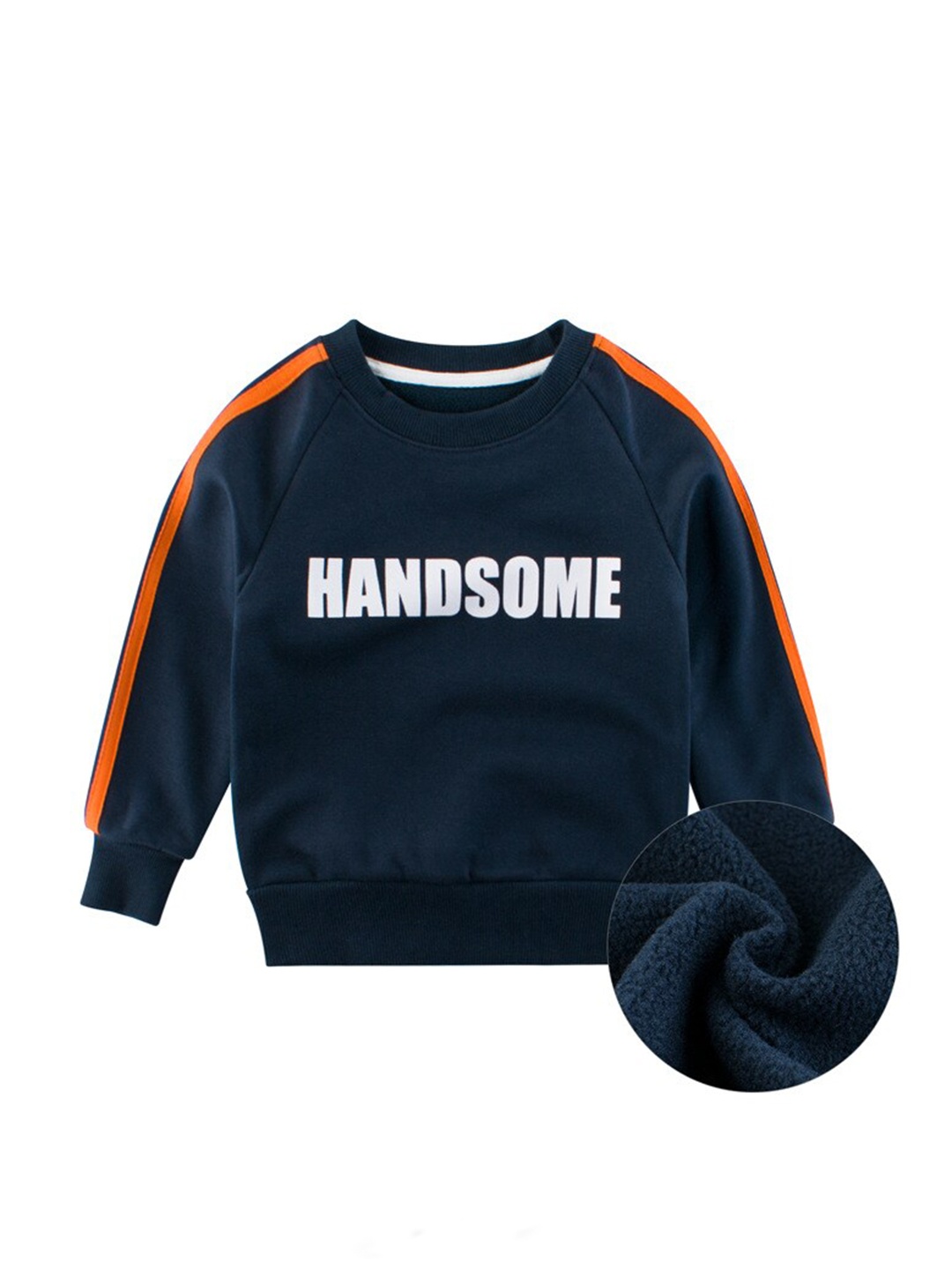 

StyleCast Boys Navy Blue Typography Printed Sweatshirt