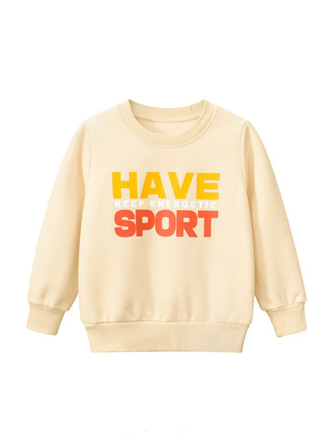 

StyleCast Boys Beige Typography Printed Sweatshirt