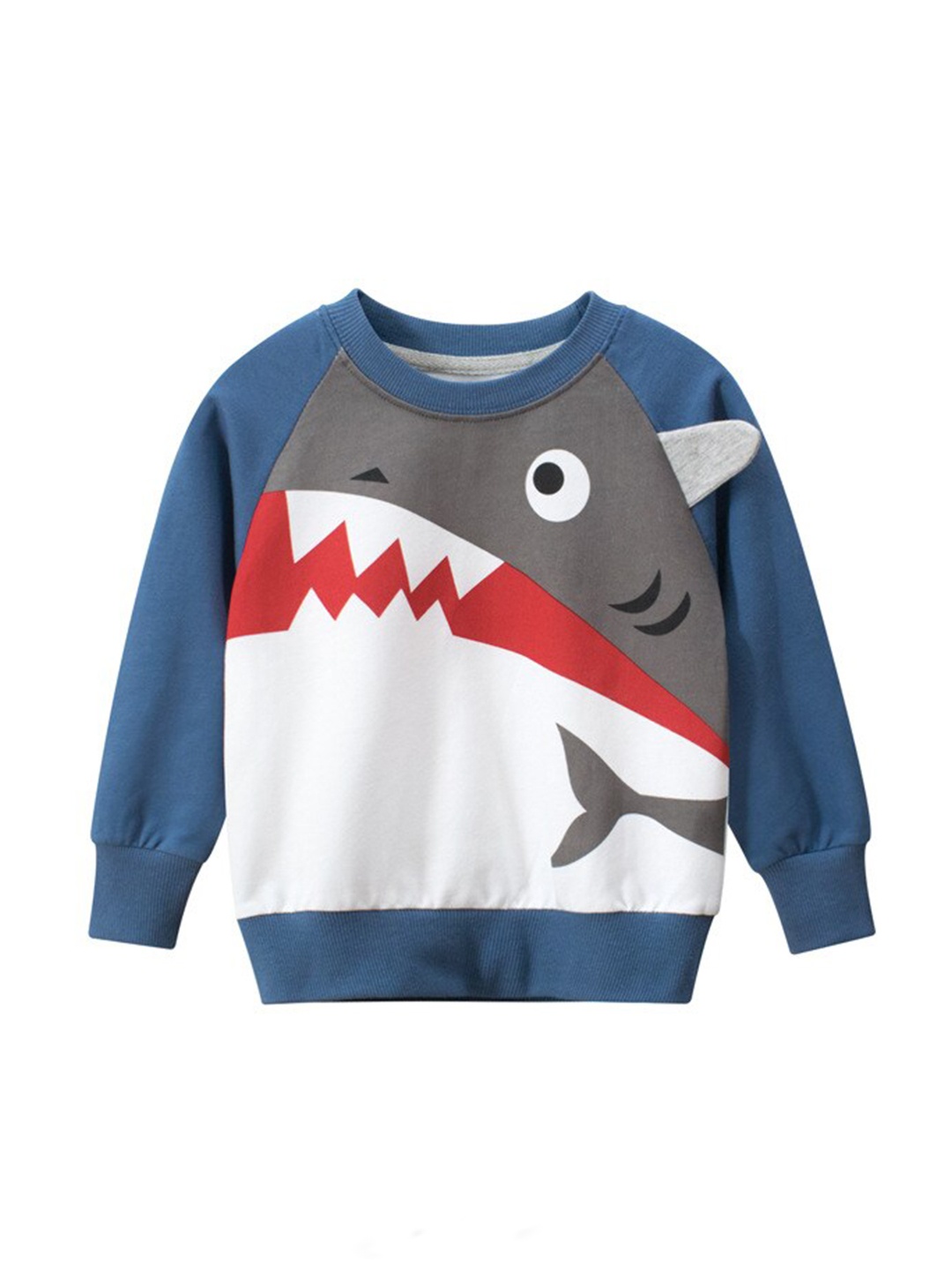 

StyleCast Boys Blue Graphic Printed Round Neck Sweatshirt
