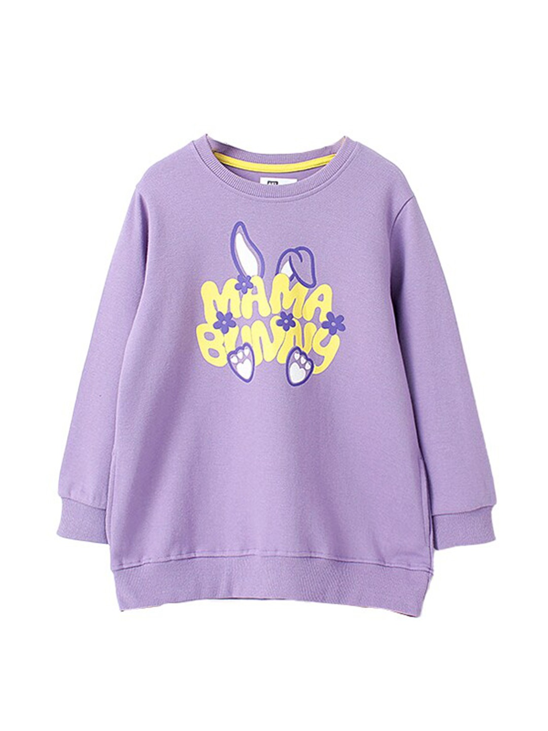 

StyleCast Girls Purple Typography Printed Cotton Sweatshirt