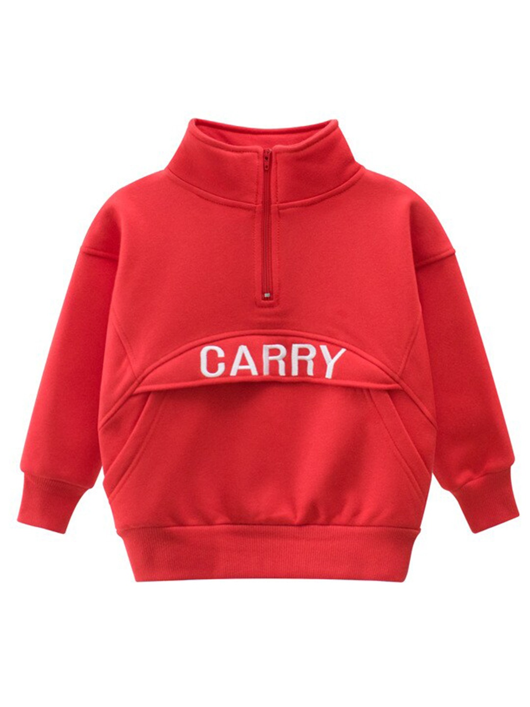 

StyleCast Boys Red Henley Neck Sweatshirt