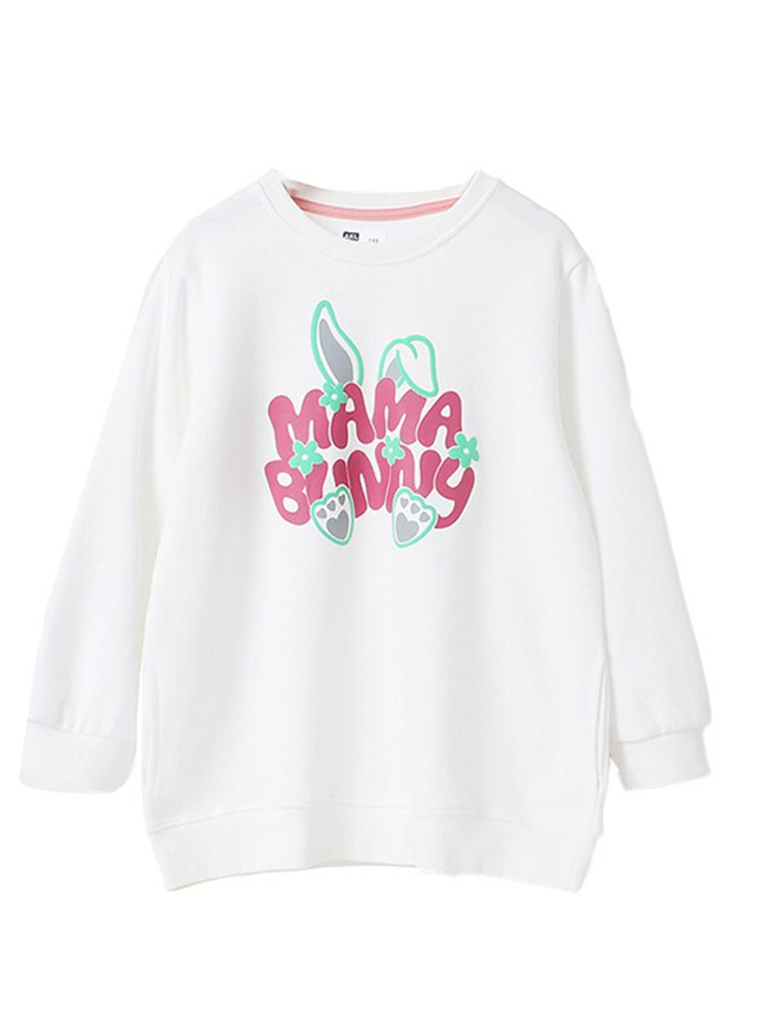 

StyleCast Girls White Typography Printed Cotton Sweatshirt