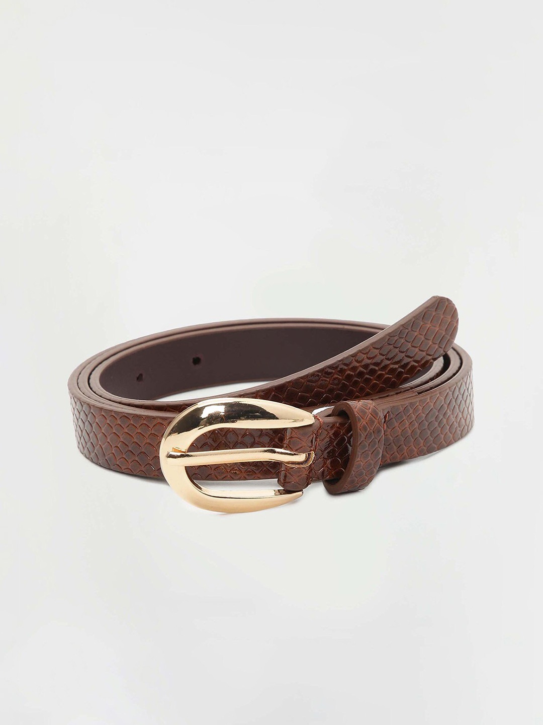 

max Women Slim Belt, Brown