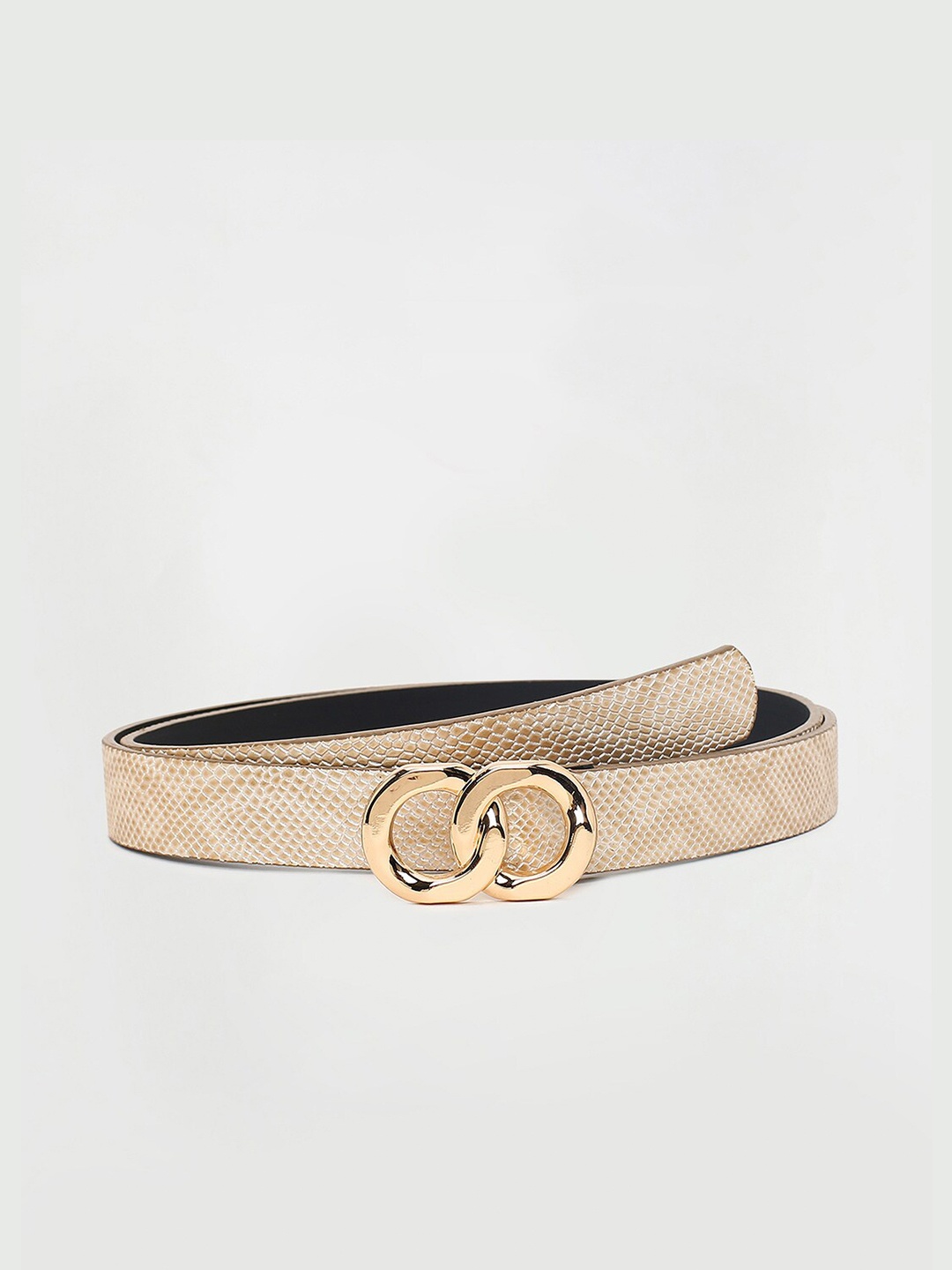 

max Women Textured Belt, Yellow