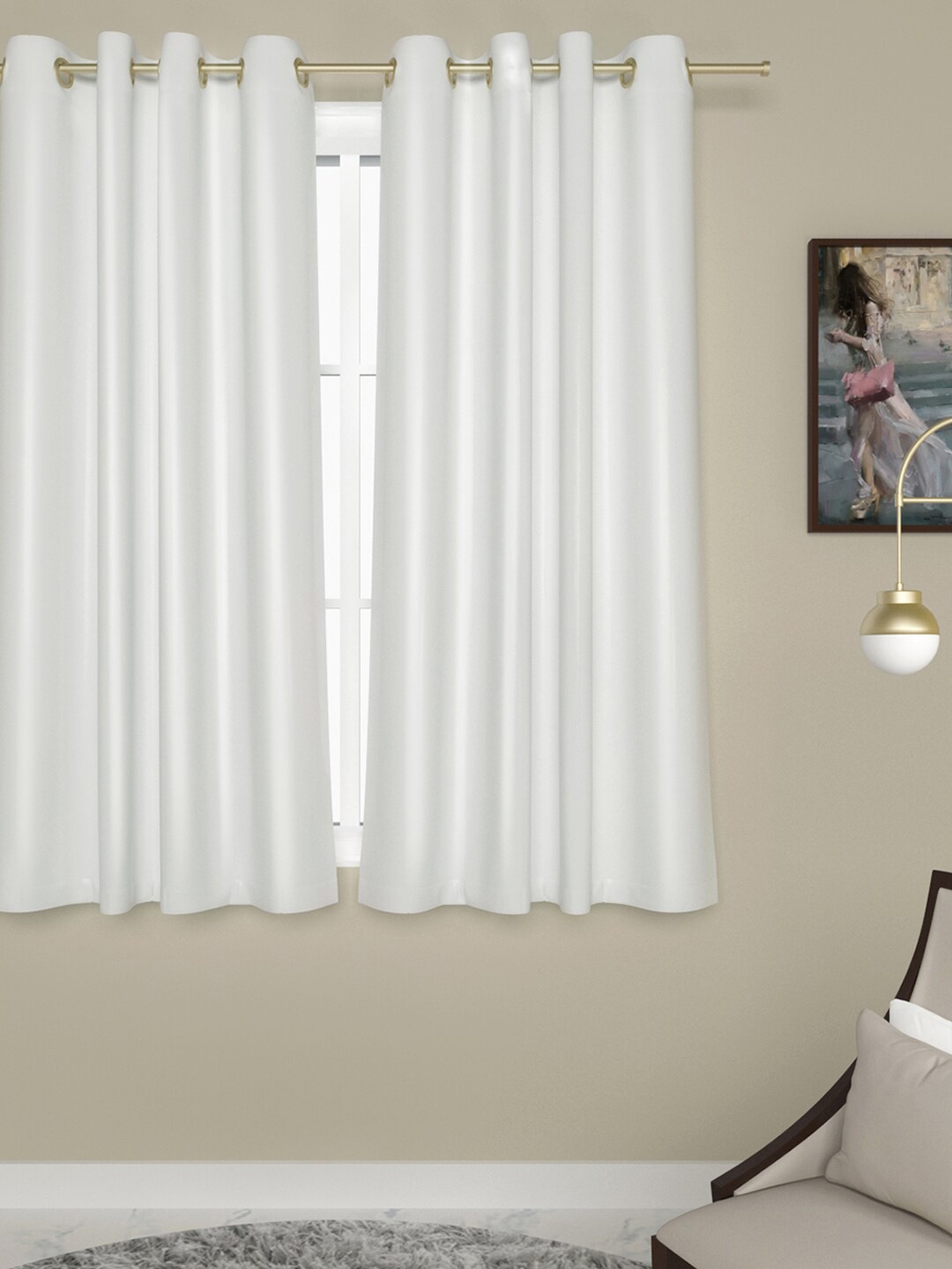 

THE CONVERSION White Blackout Window Curtain