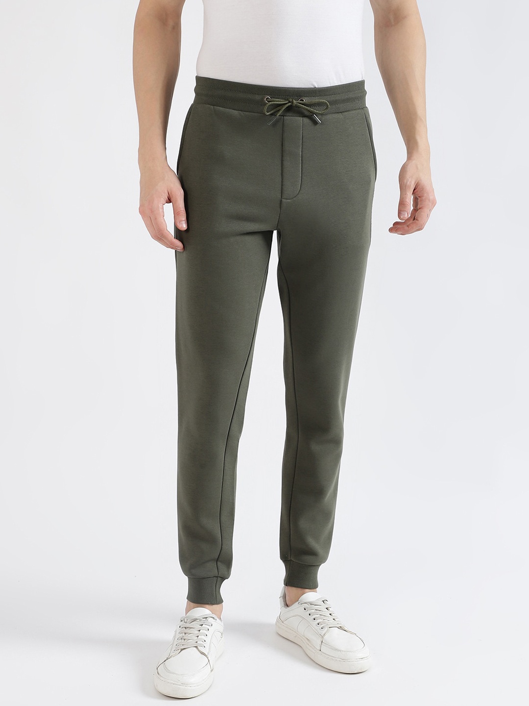 

LINDBERGH Men Mid-Rise Joggers, Olive