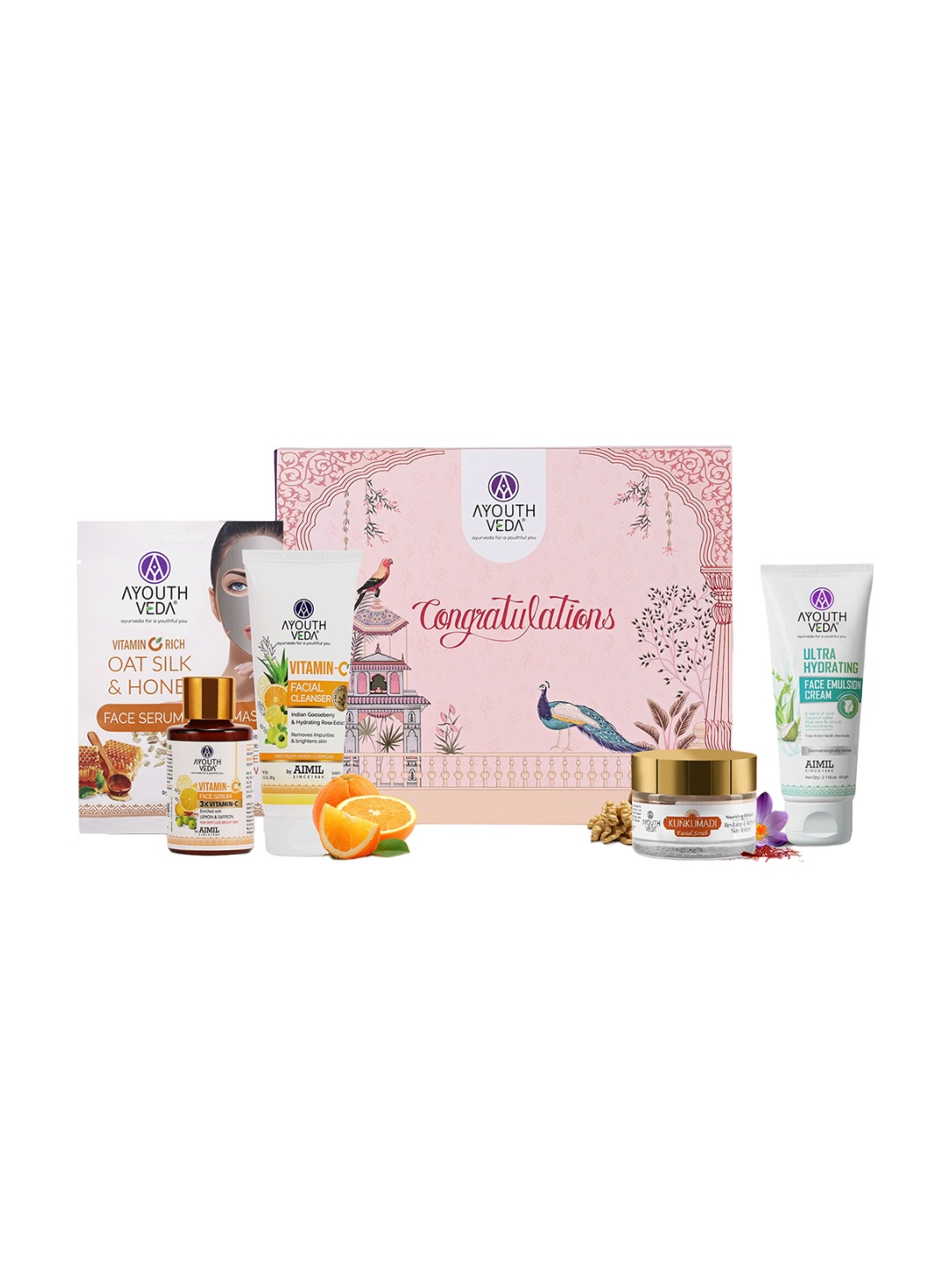 

AYOUTHVEDA Skin-Credible Skin Care Gift Hamper, White