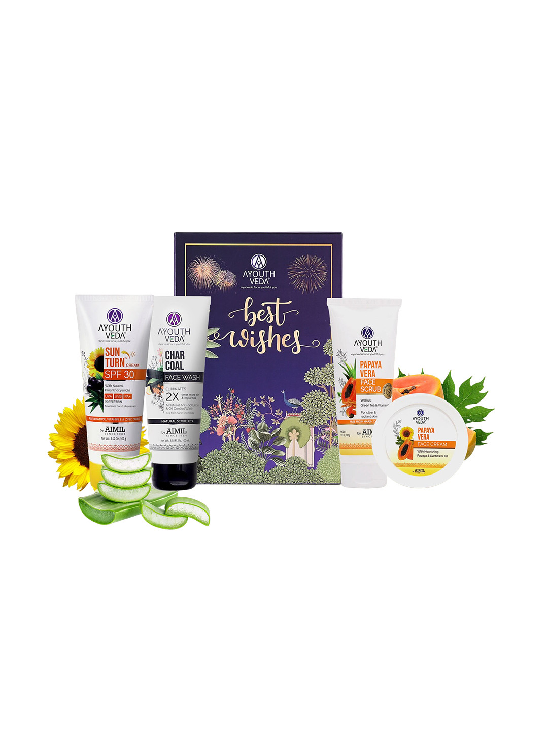 

AYOUTHVEDA Set Of 4 Best Wishes Skin Care Gift Set, Na