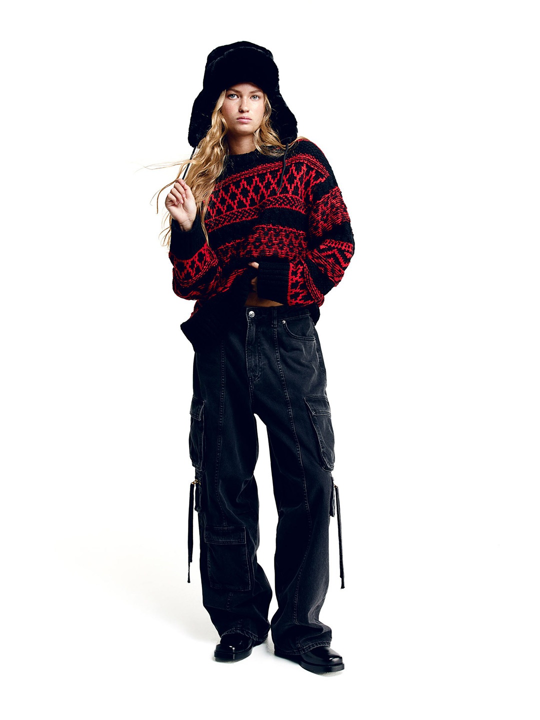 

H&M Oversized Jumper, Black